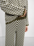 Pantalón De Punto Jacquard