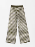Pantalón De Punto Jacquard