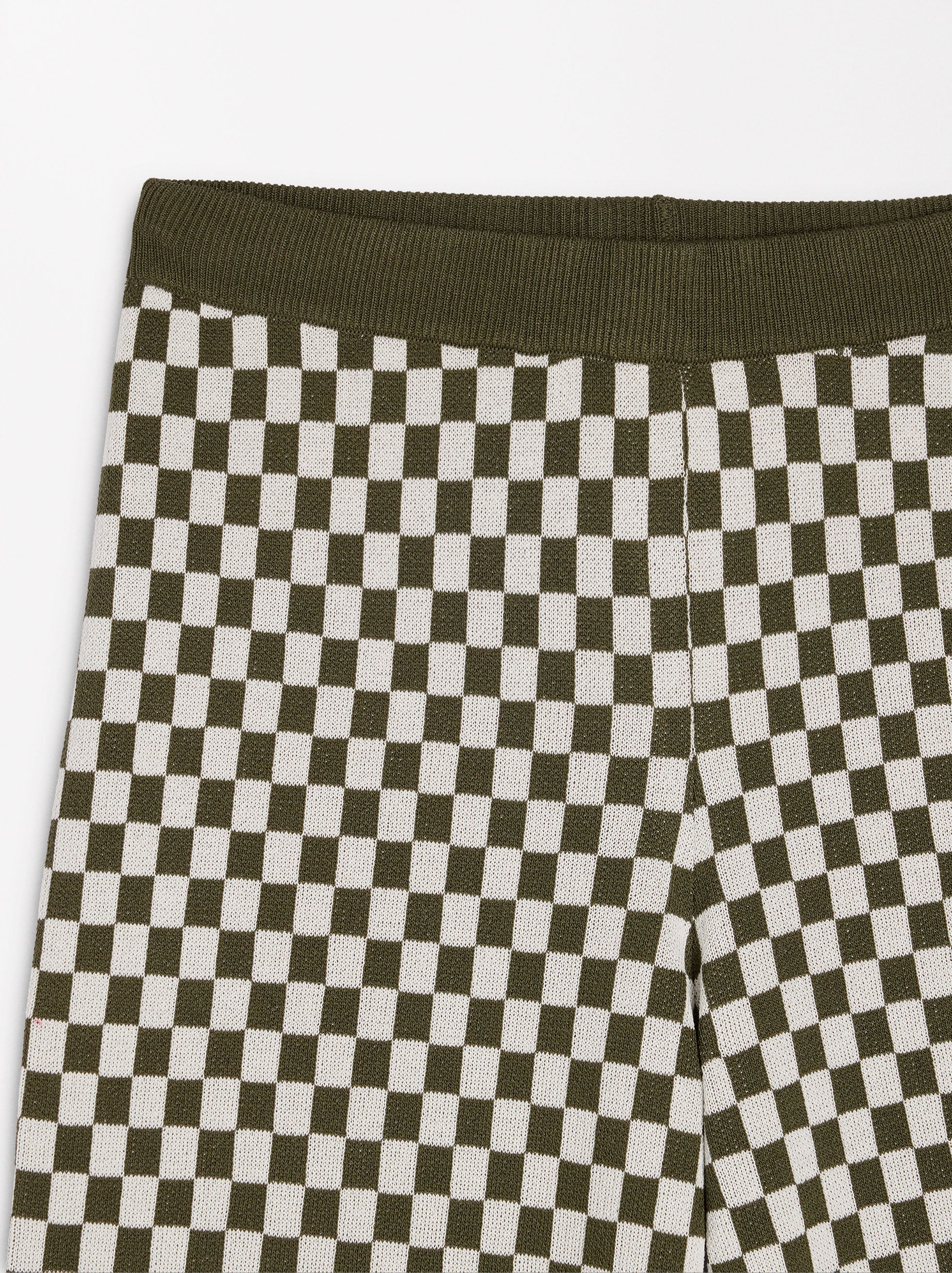 Pantalón De Punto Jacquard