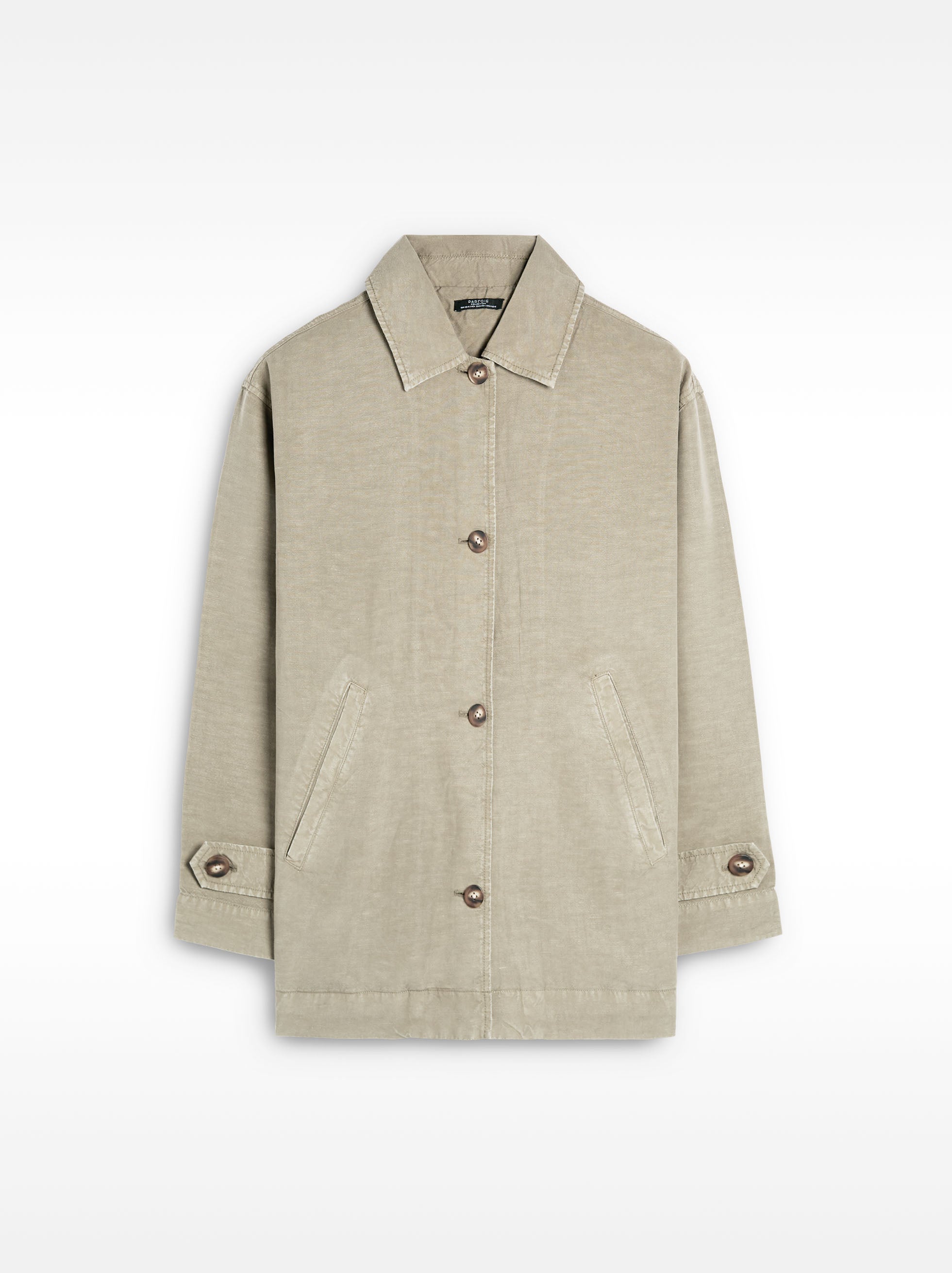 Chaqueta Con Lino - Lyocell