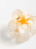 Pinza Para El Pelo Con Flor De Resina
