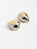 Pendientes Ovalados Bicolor