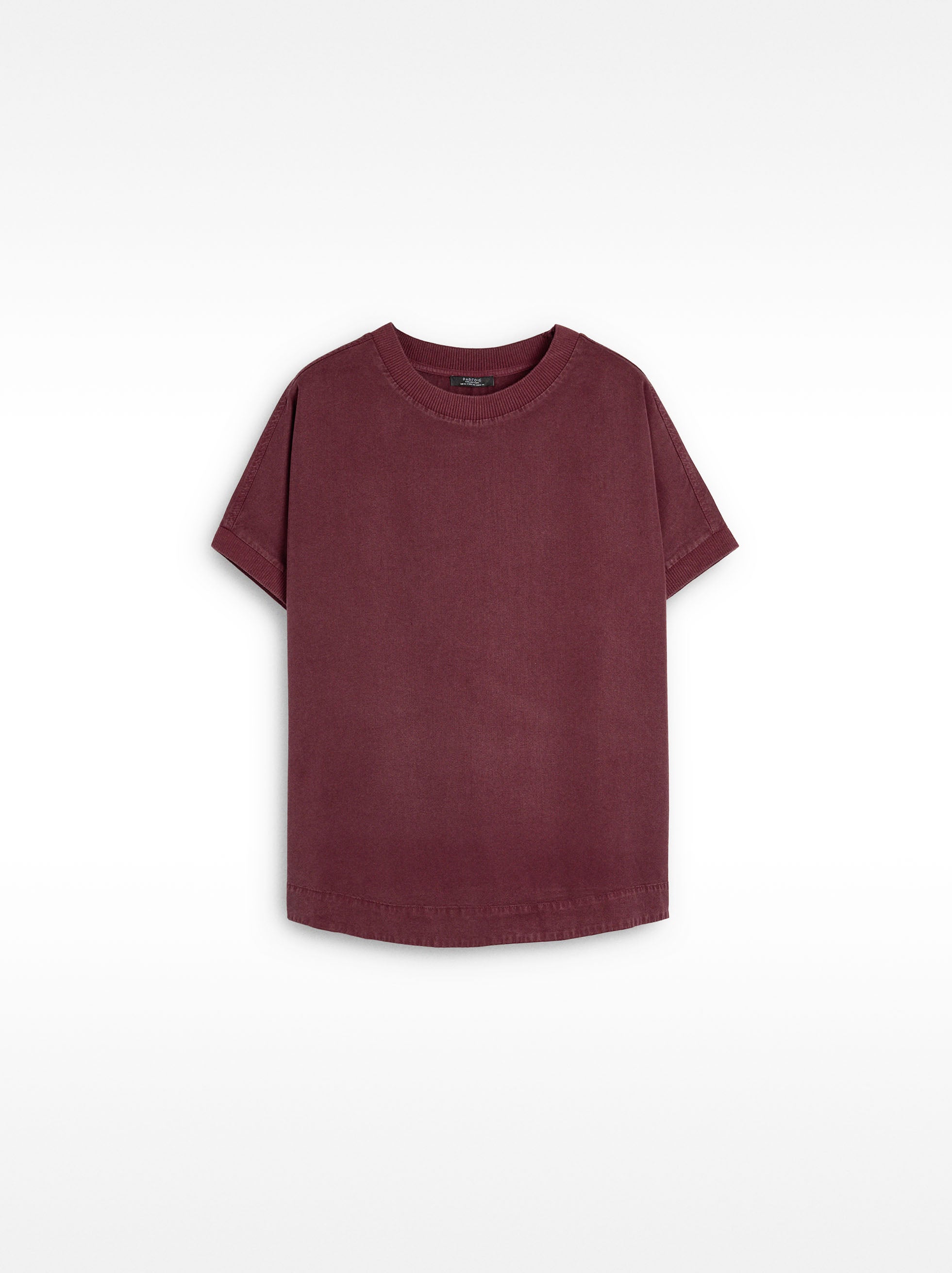 Camiseta Con Detalles Acanalados