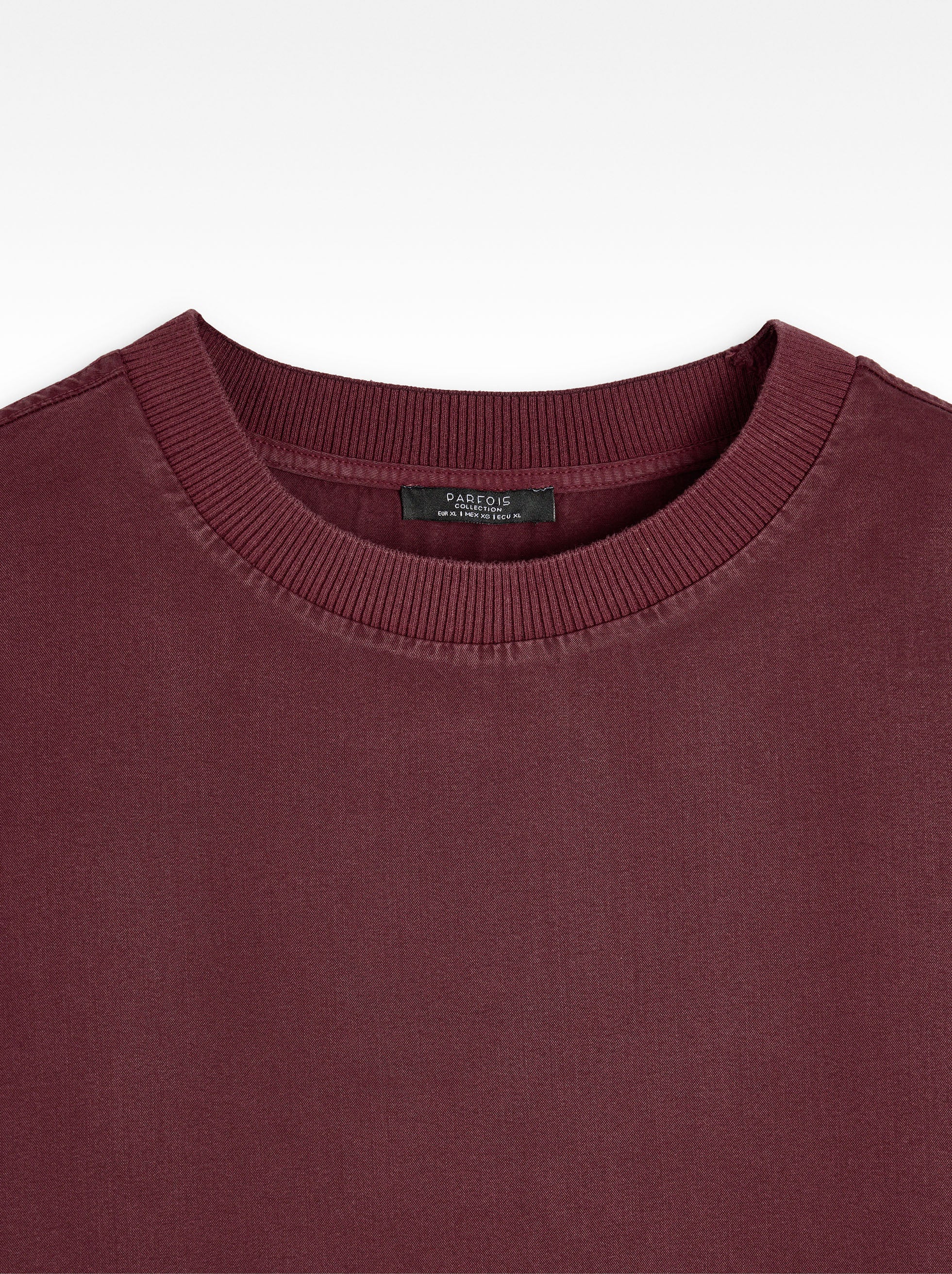Camiseta Con Detalles Acanalados