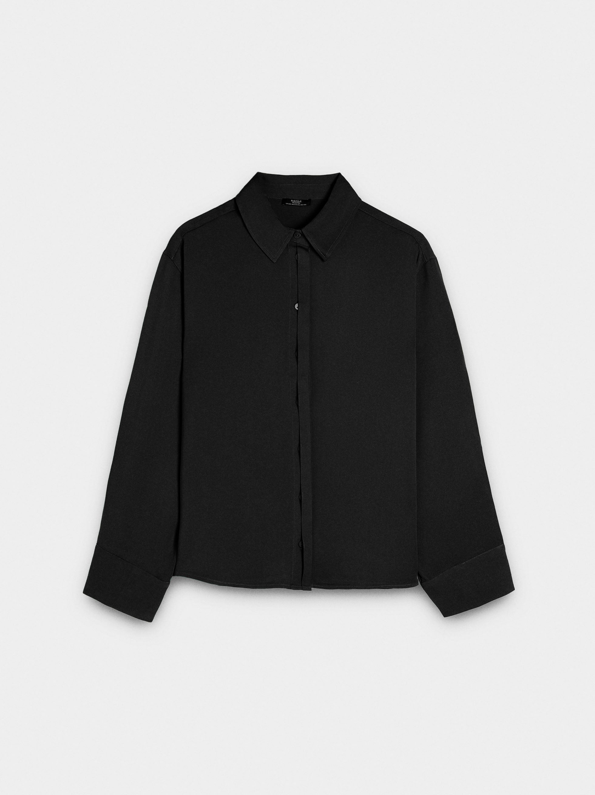 Camisa Fluida De Manga Larga