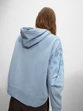 Sudadera Con Estampado Floral Y Capucha