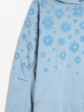Sudadera Con Estampado Floral Y Capucha