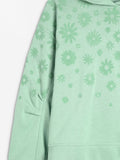 Sudadera Con Estampado Floral Y Capucha
