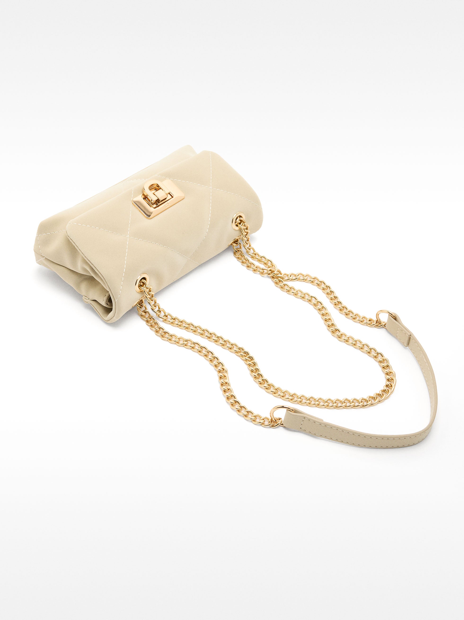 Bolso De Hombro Con Textura Suave