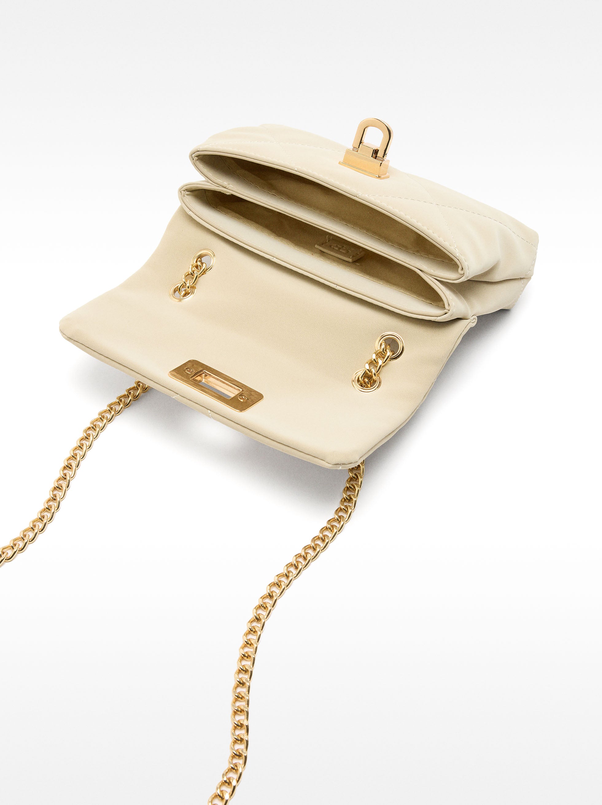 Bolso De Hombro Con Textura Suave