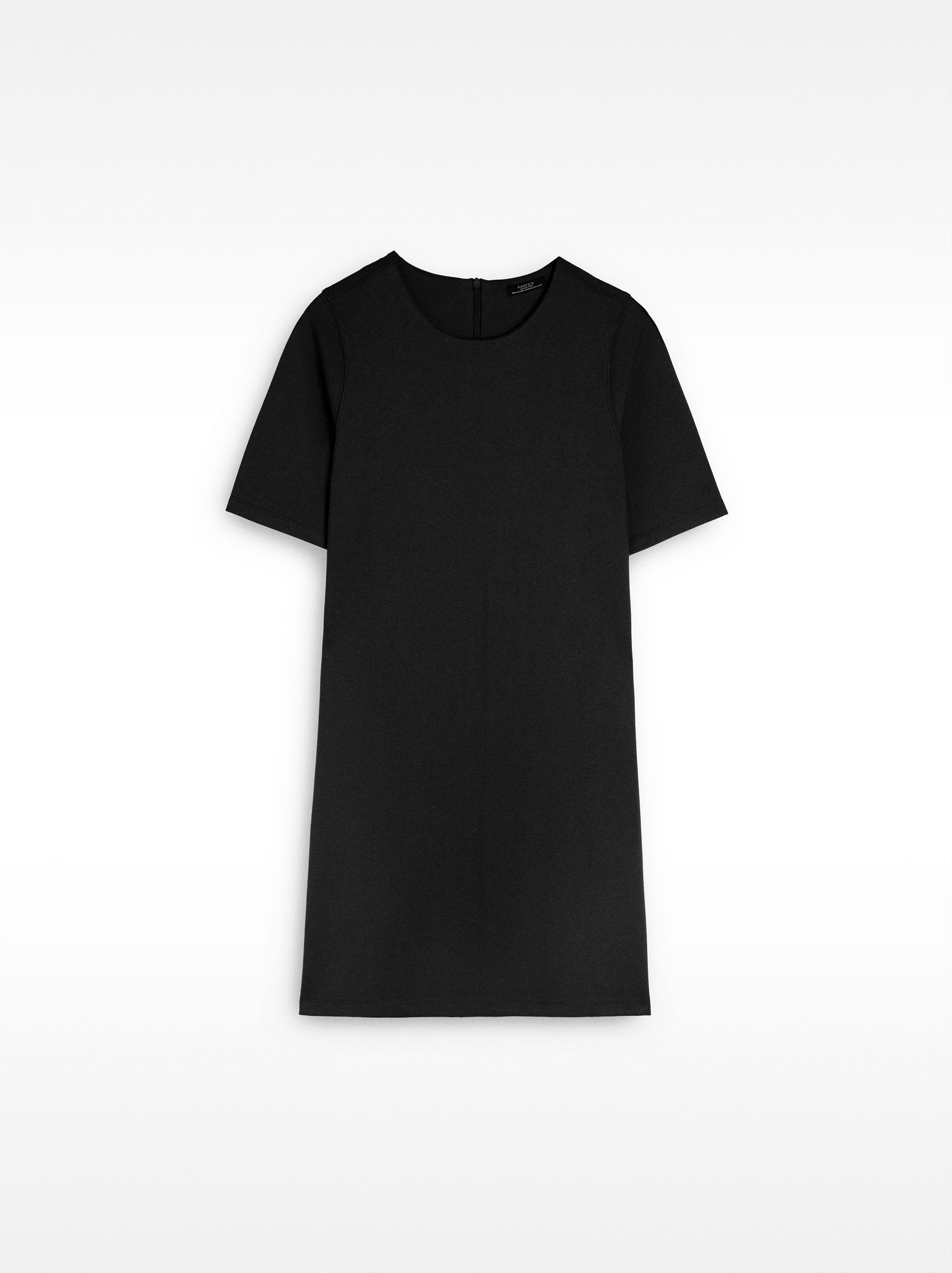 Vestido Corto Cuello Redondo
