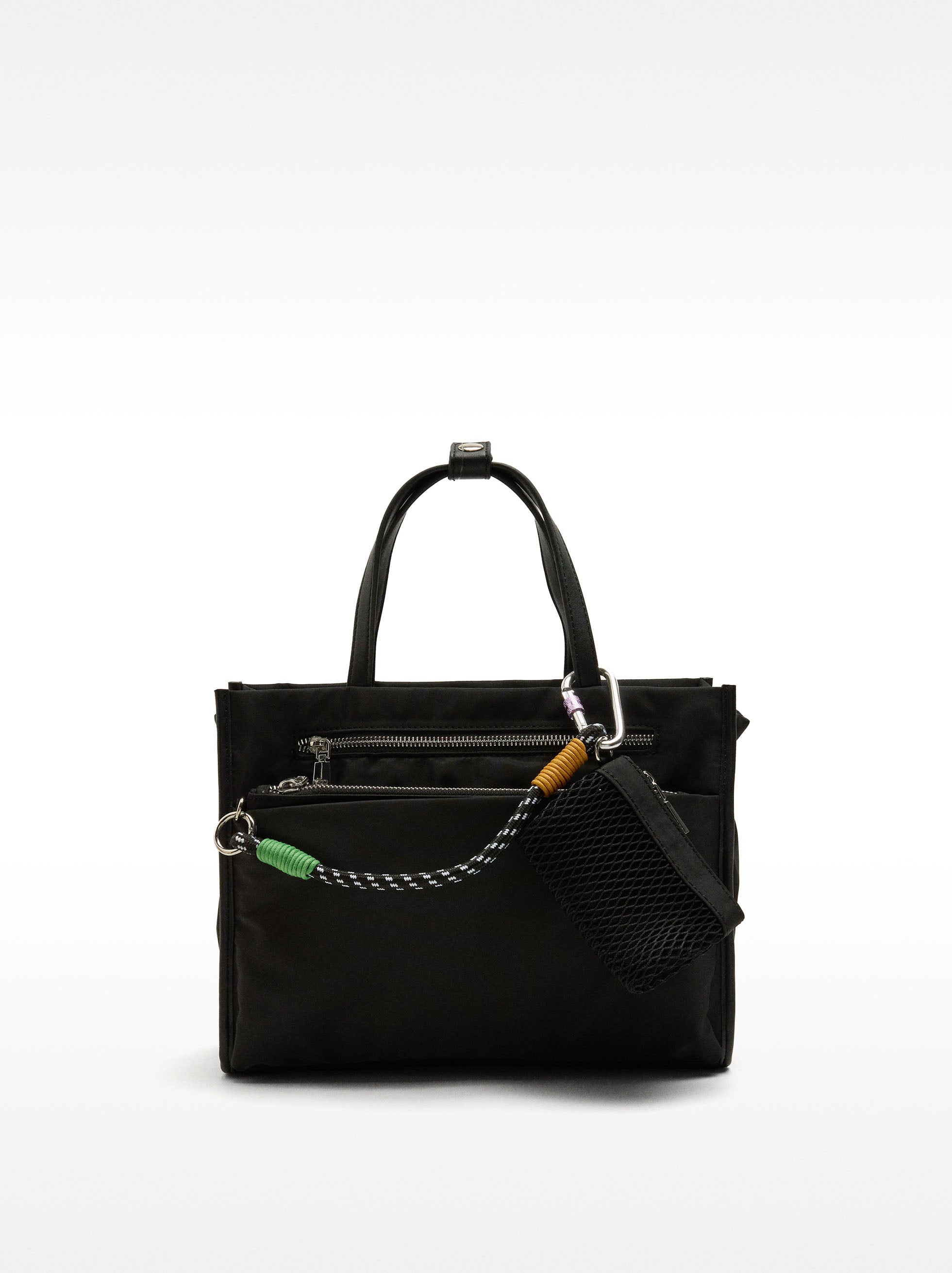 Cartera Tote De Nylon M