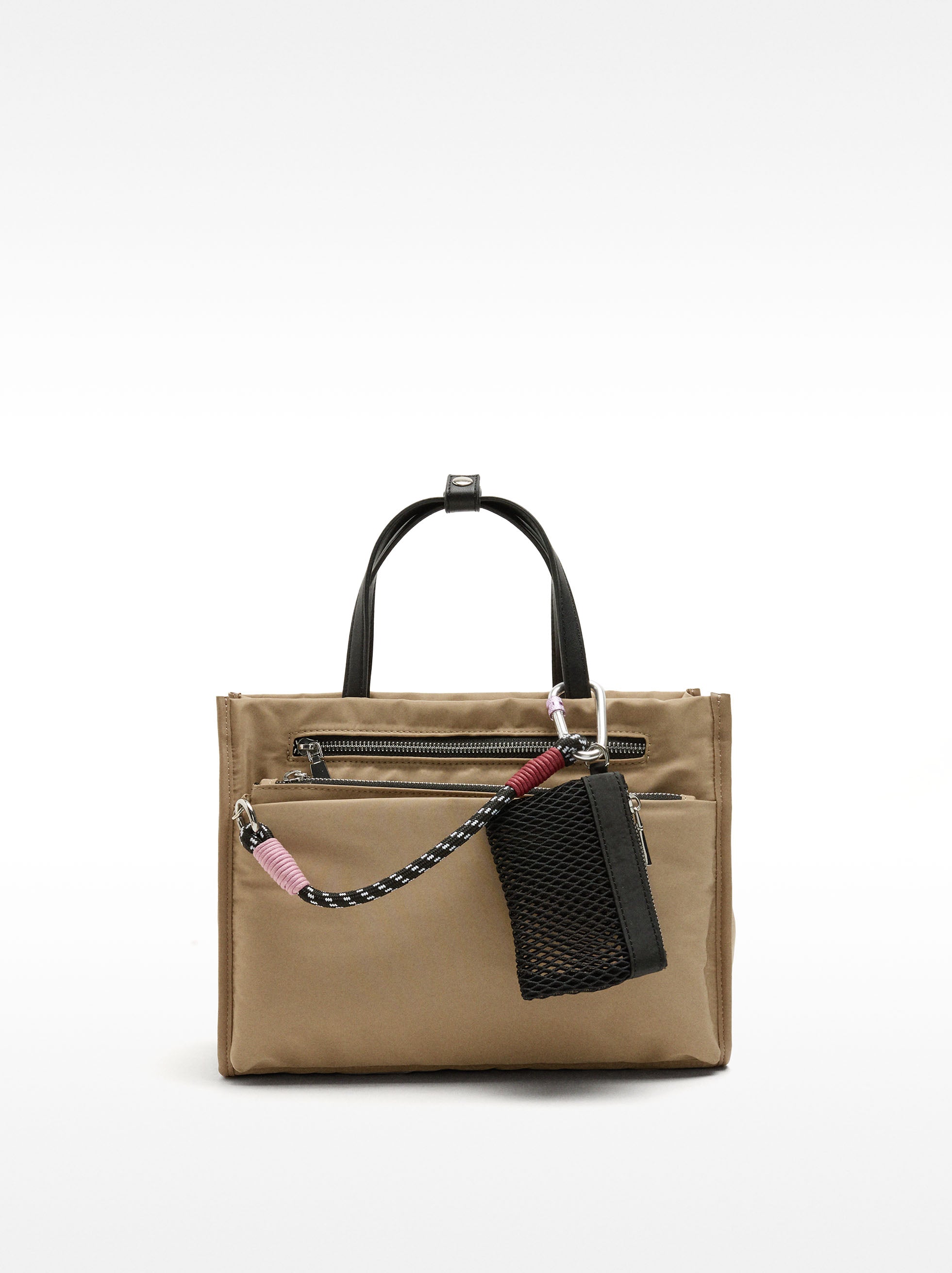 Cartera Tote De Nylon M