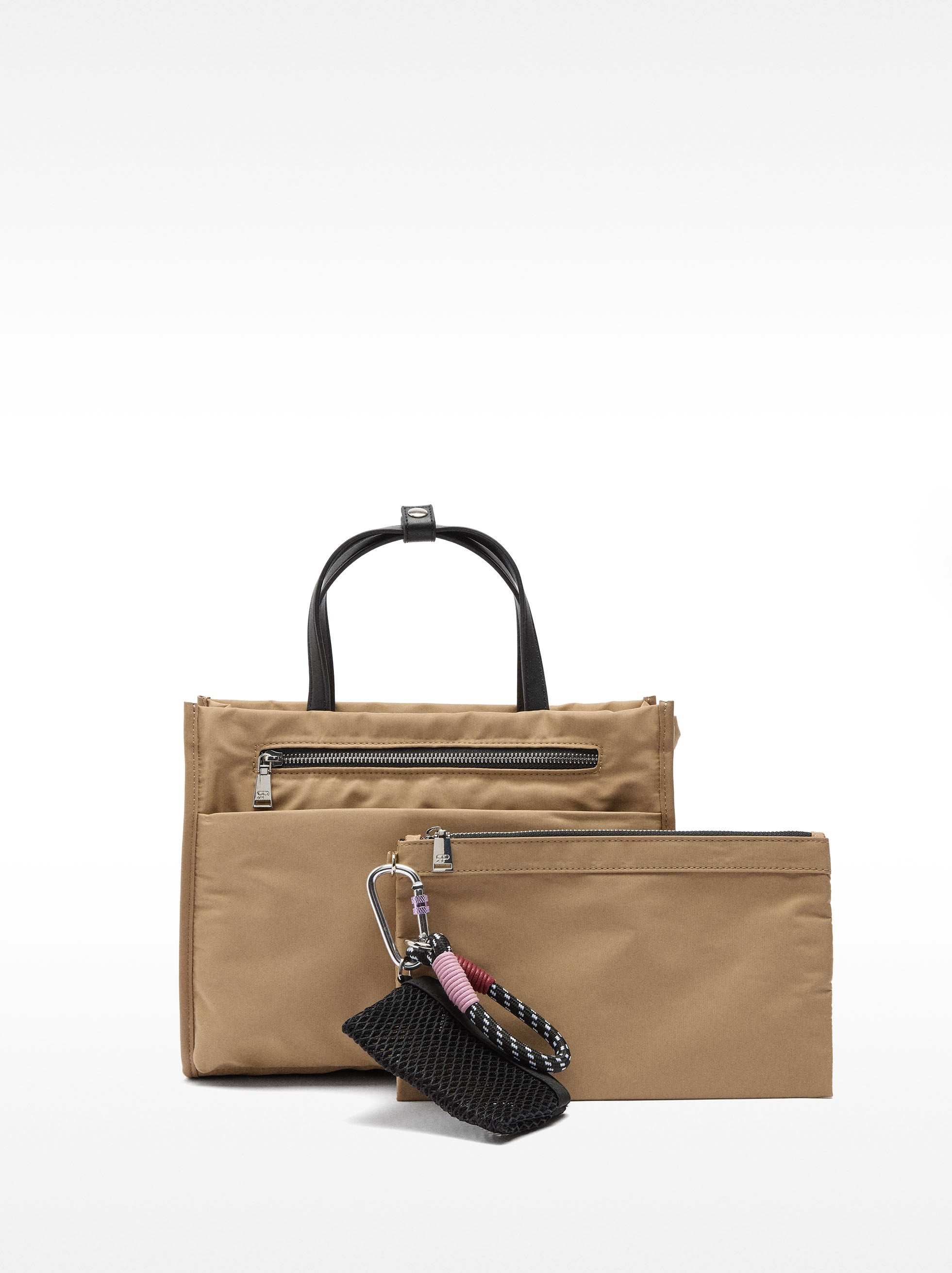 Cartera Tote De Nylon M