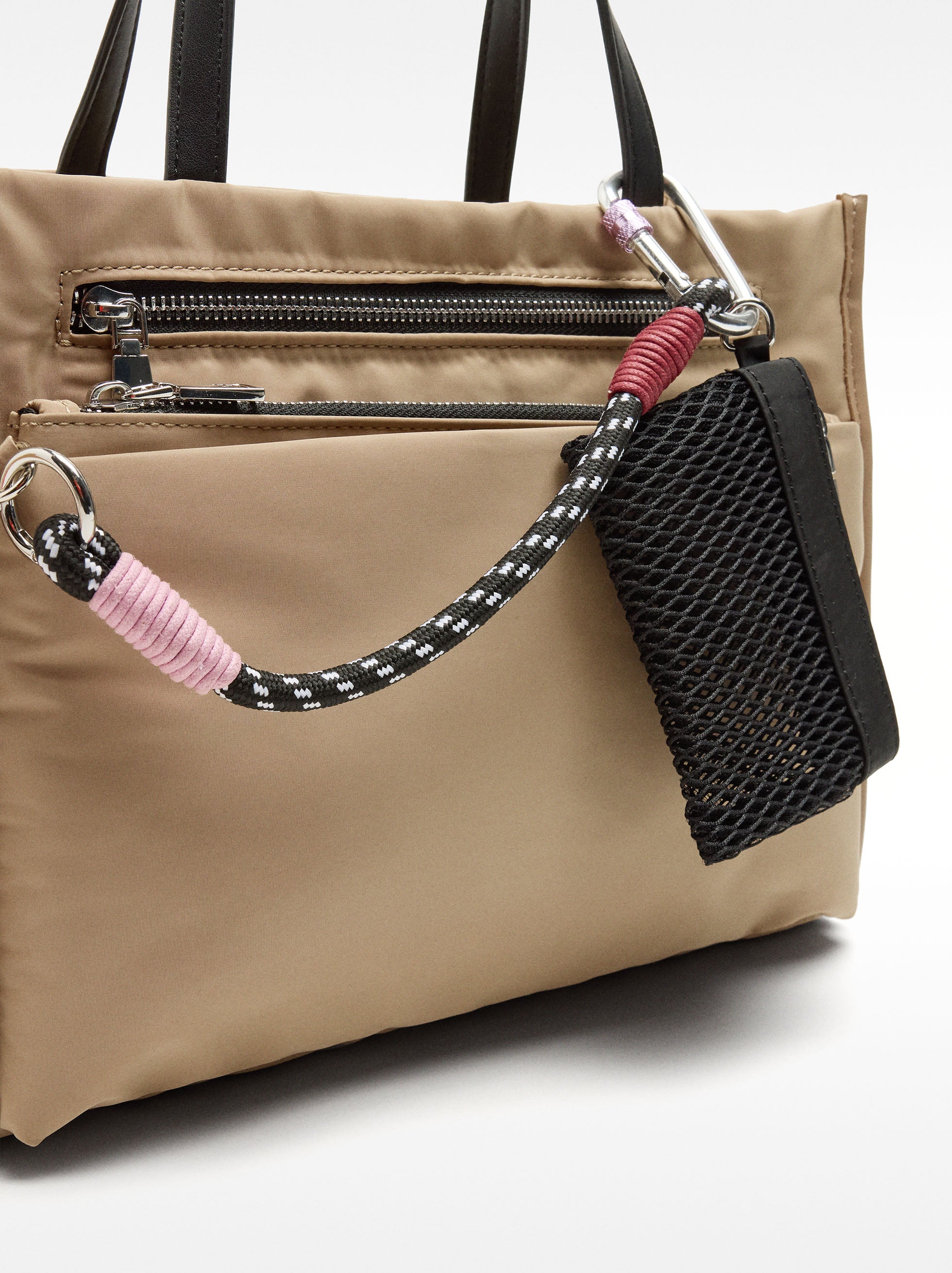 Cartera Tote De Nylon M