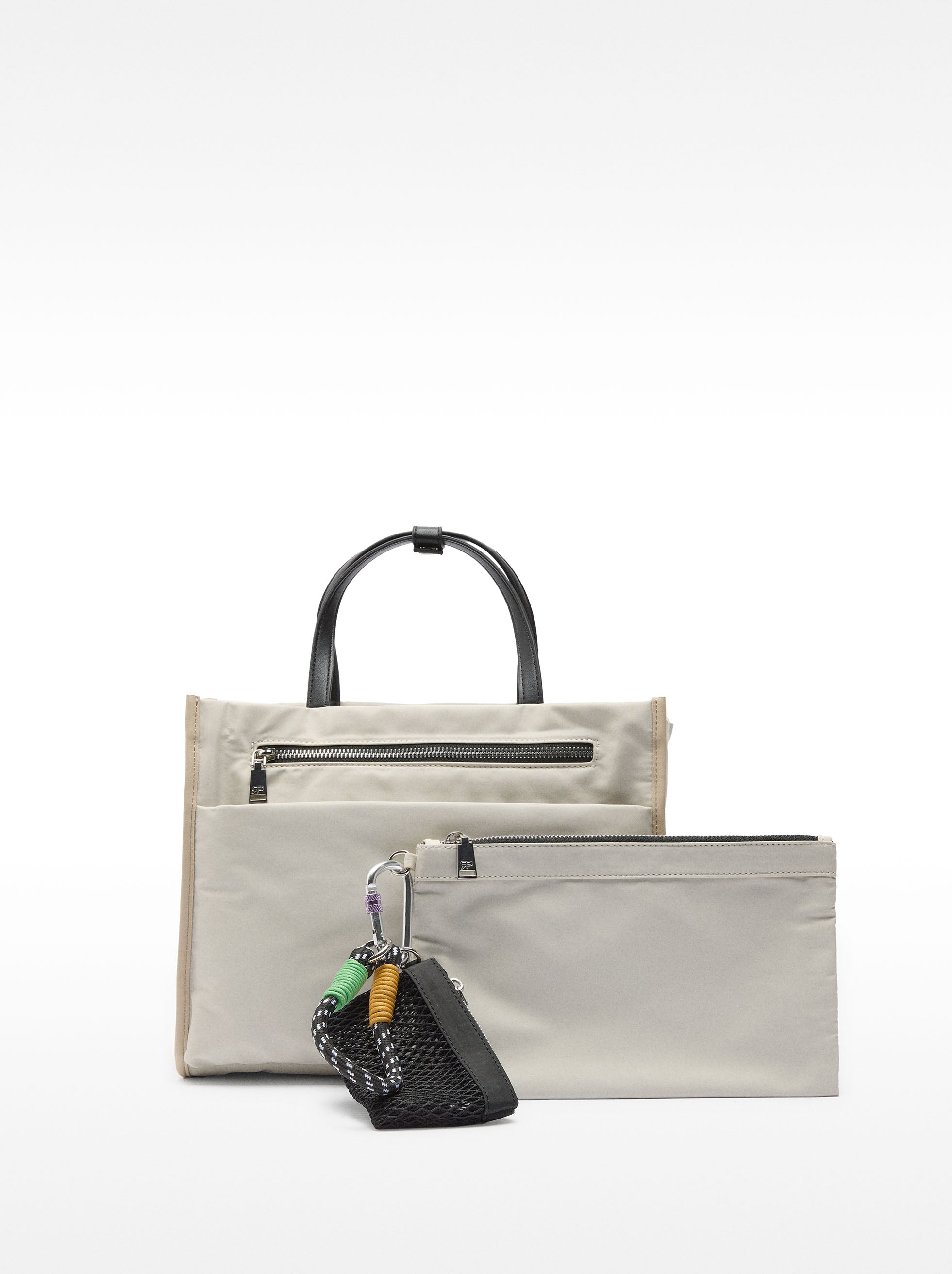 Cartera Tote De Nylon M