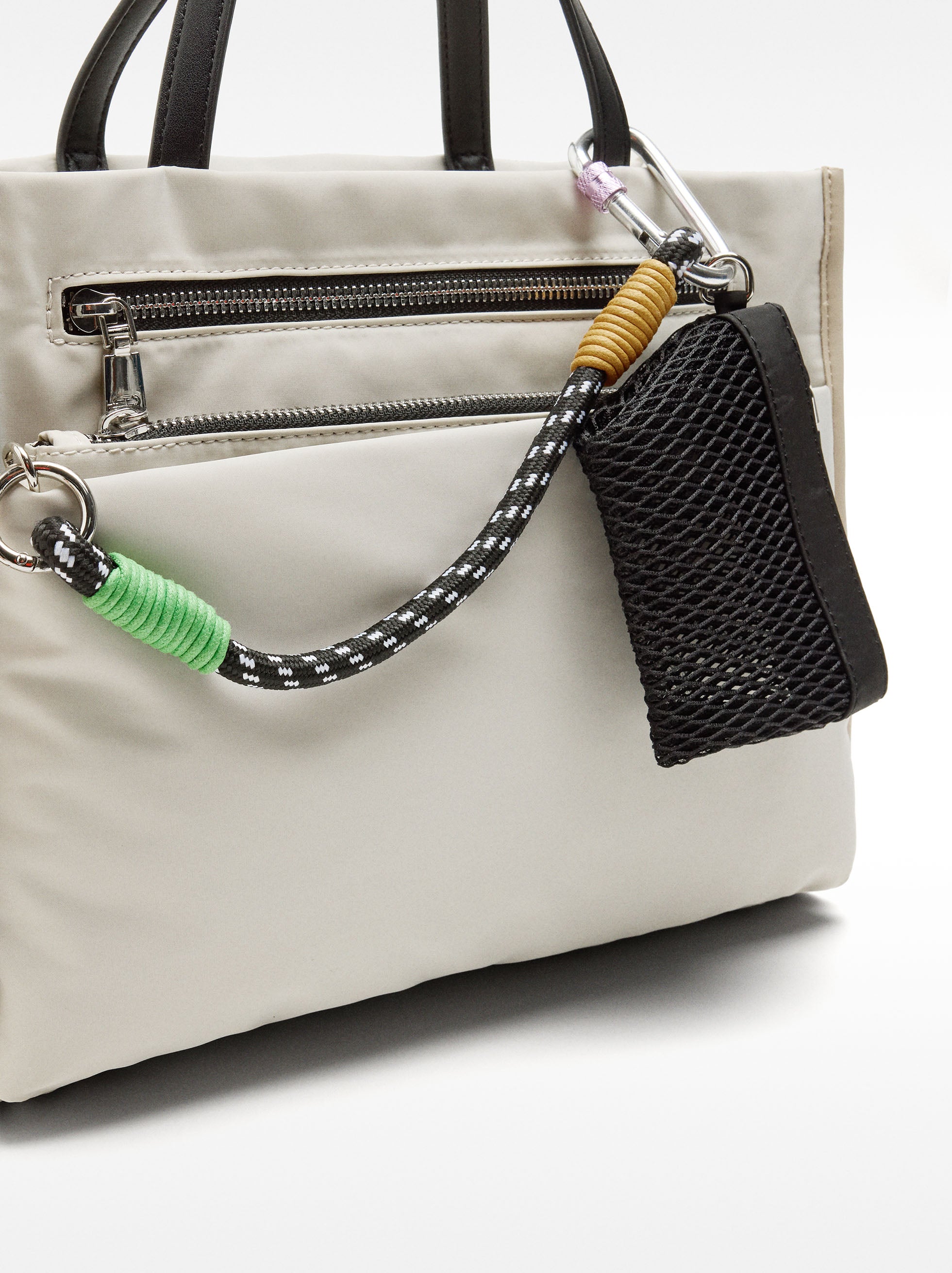 Cartera Tote De Nylon M