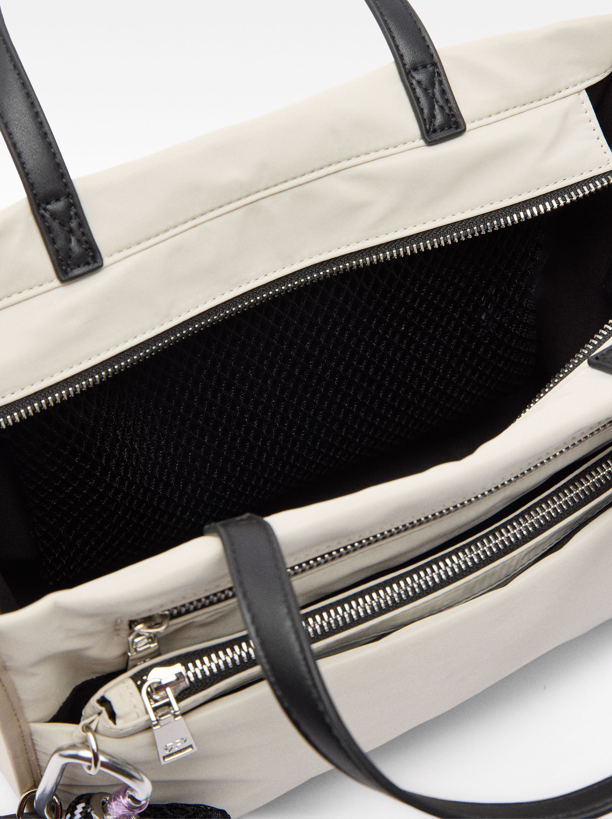 Cartera Tote De Nylon M