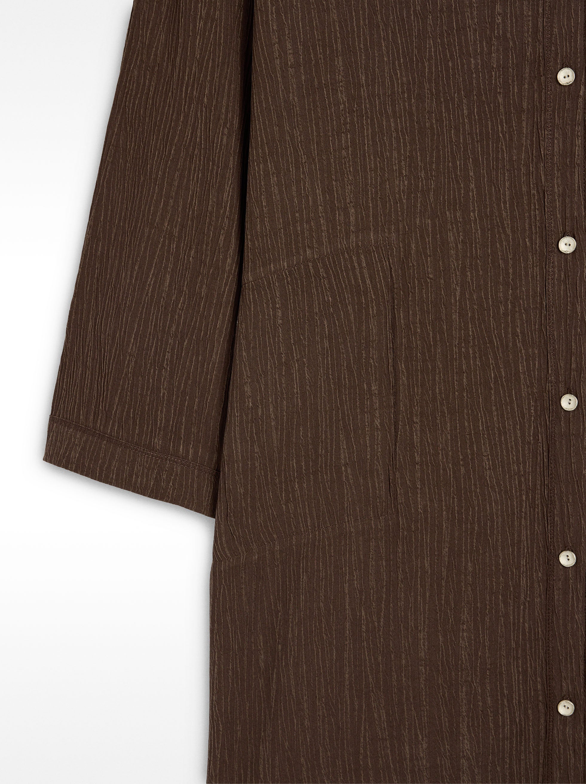 Vestido Fluido Con Efecto Arrugado