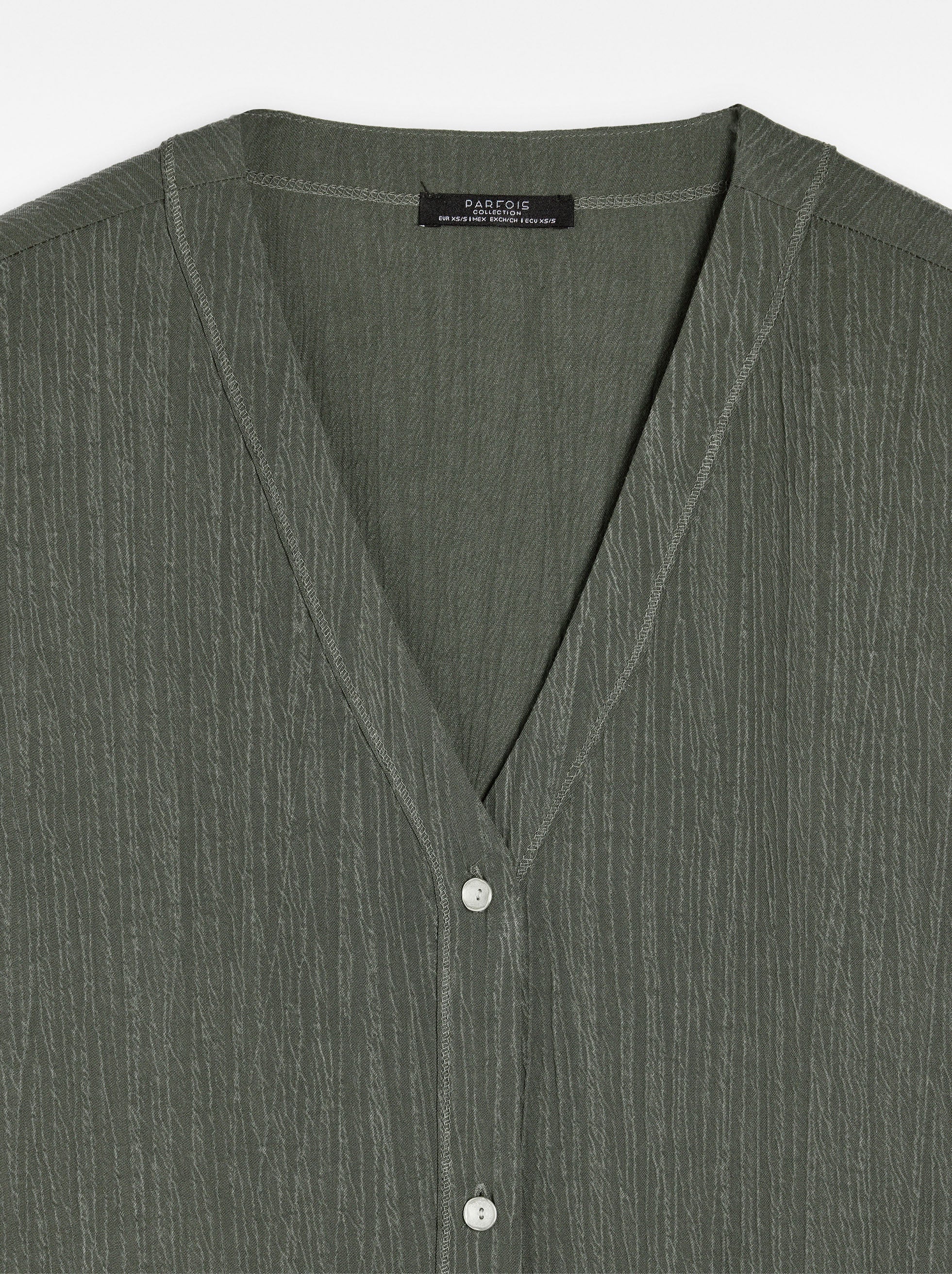 Vestido Midi Con Textura