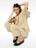 Pantalón Fluido Con Cintura Elástica