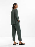 Pantalón Fluido Con Cintura Elástica