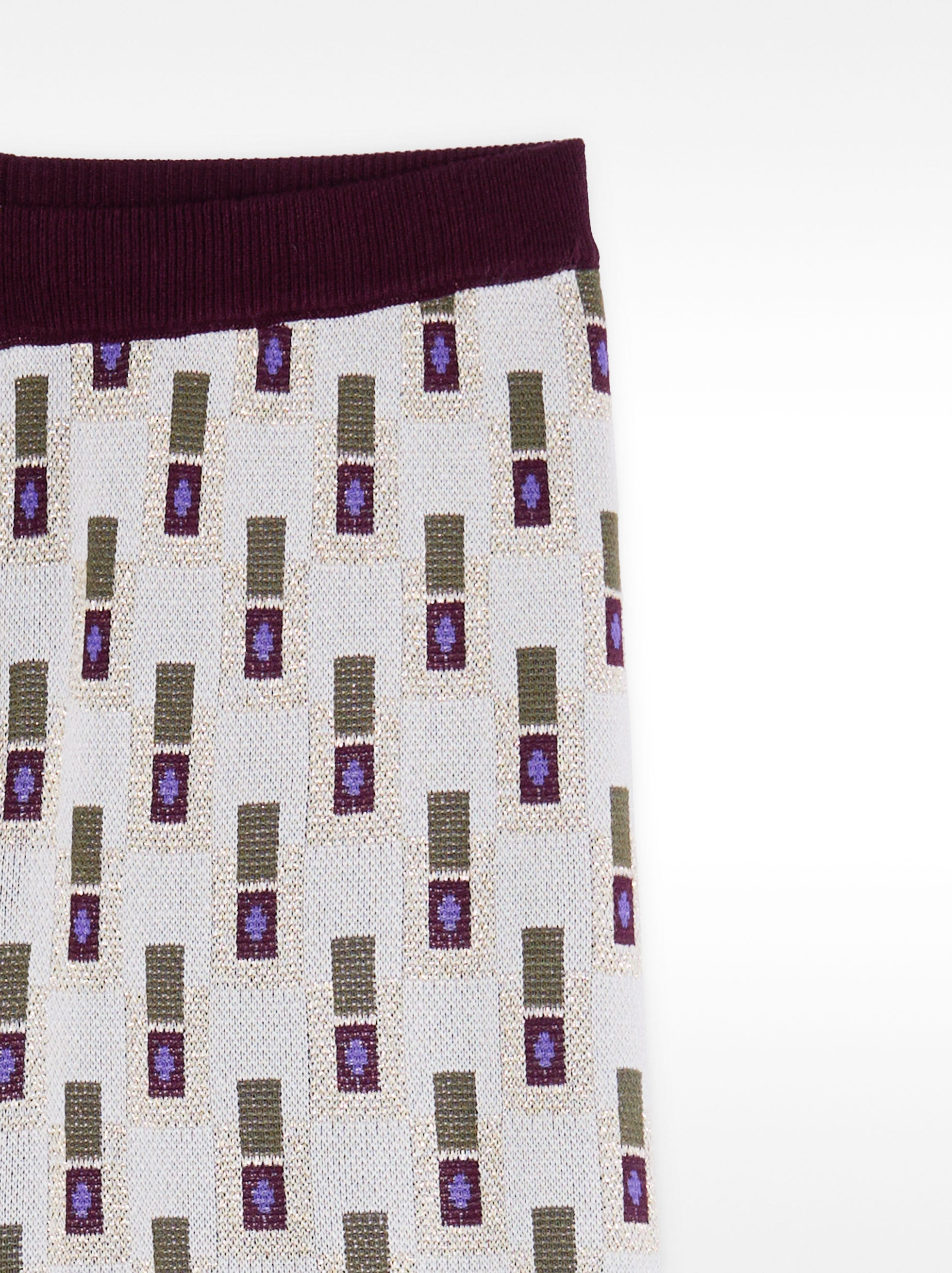 Pantalón De Punto Jacquard
