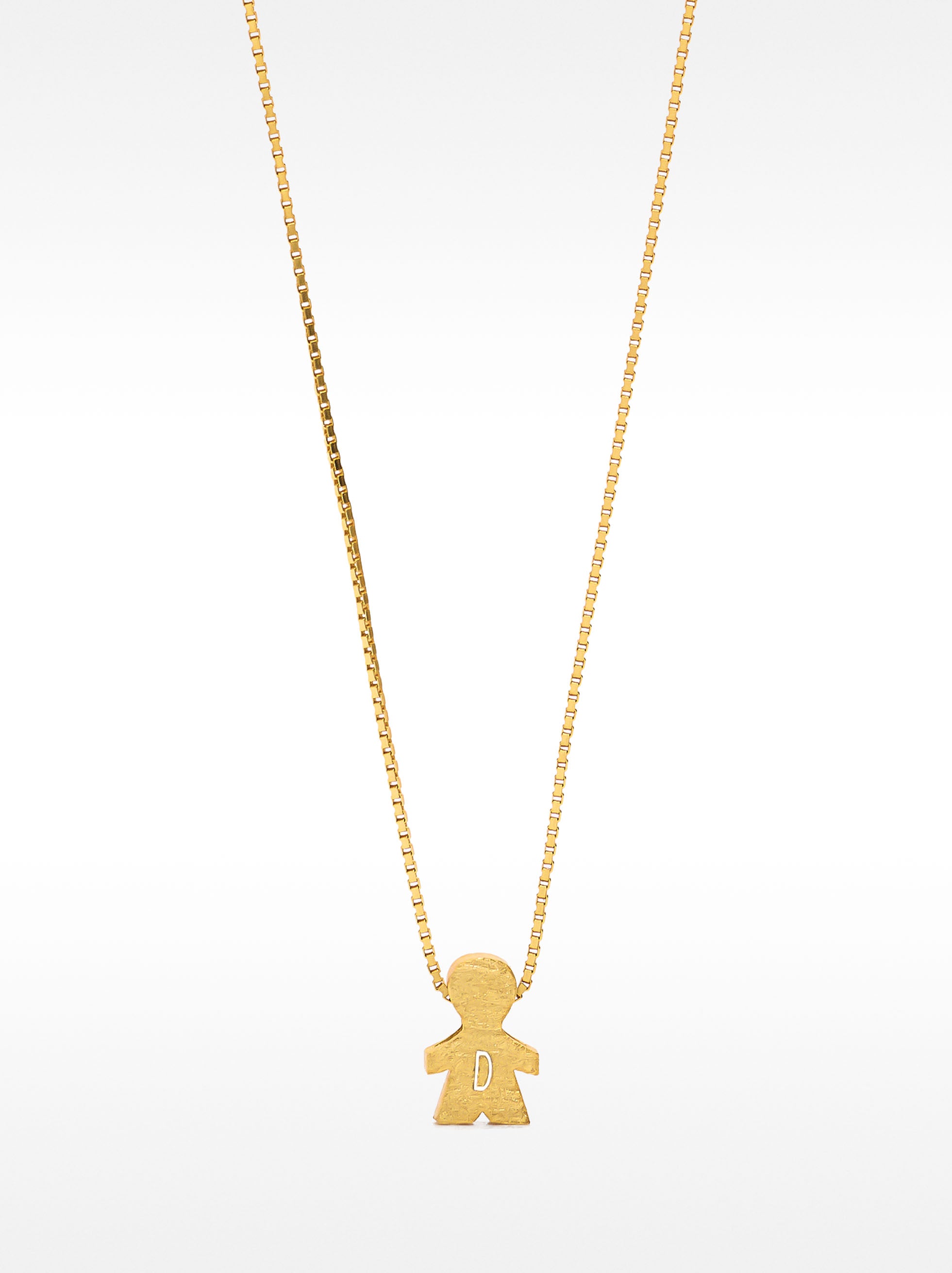 Collar Corto Con Charm Niño - Plata De Ley 925