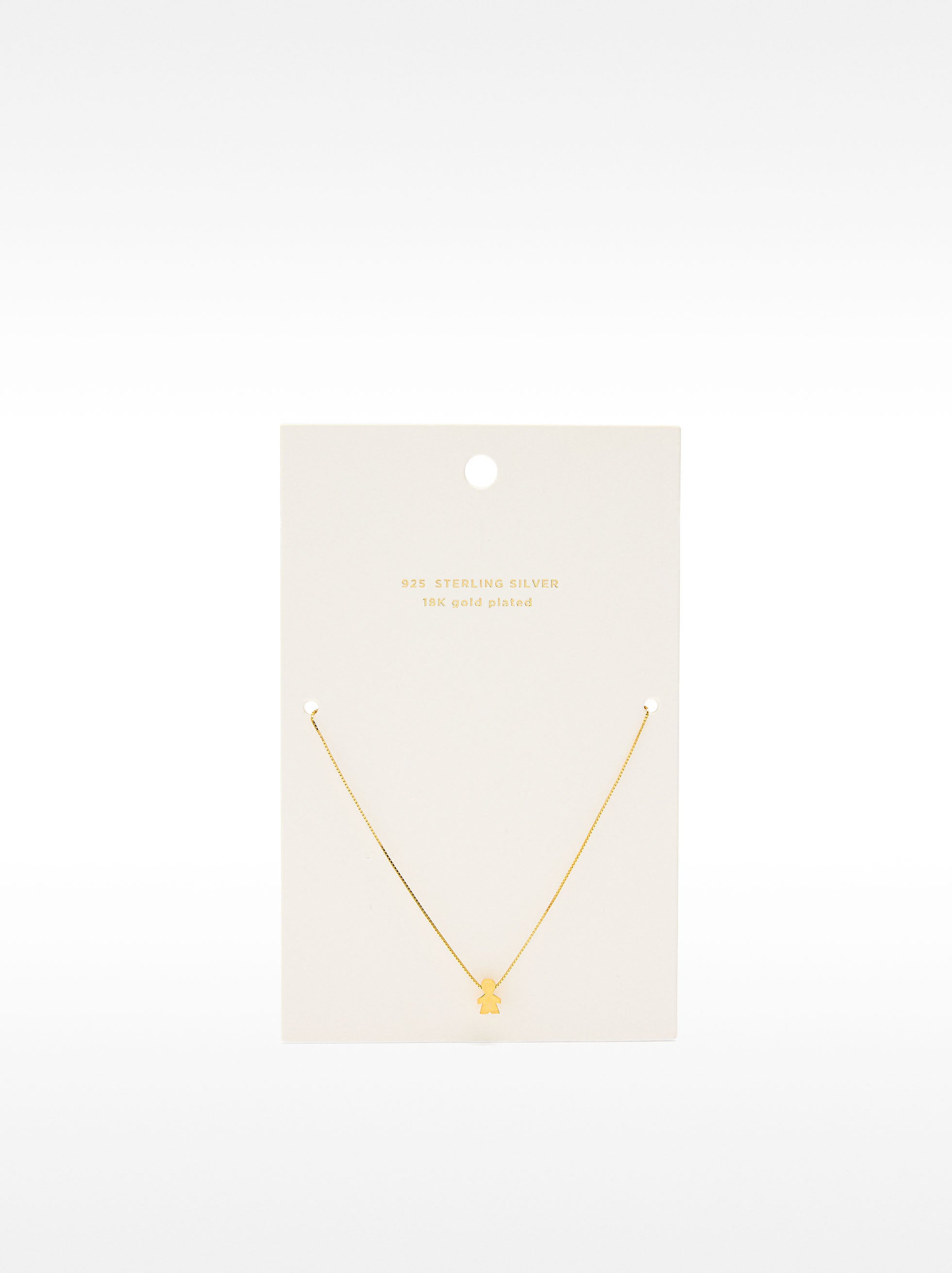 Collar Corto Con Charm Niño - Plata De Ley 925