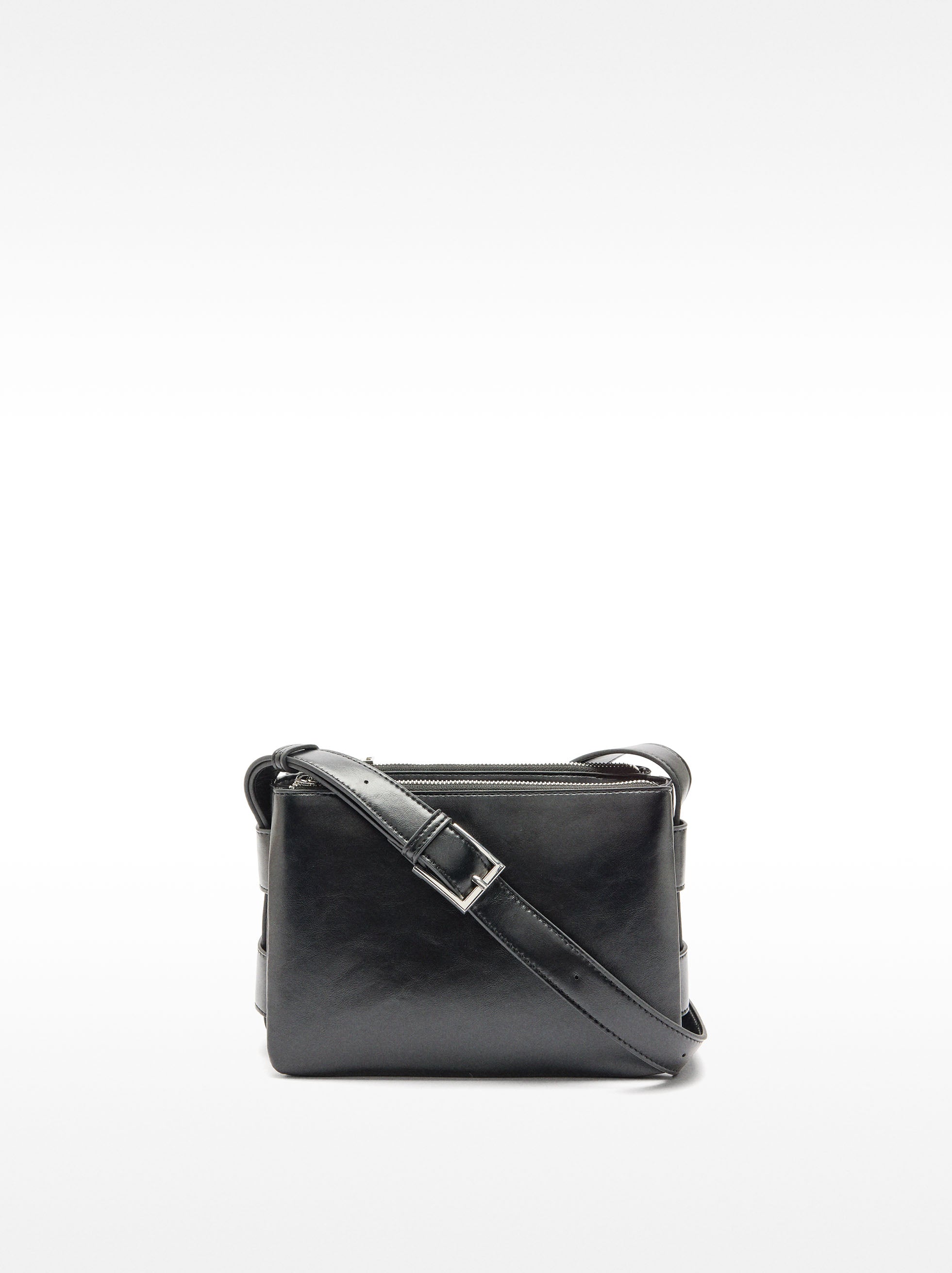 Bolso Bandolera Con Bolsillos Exteriores
