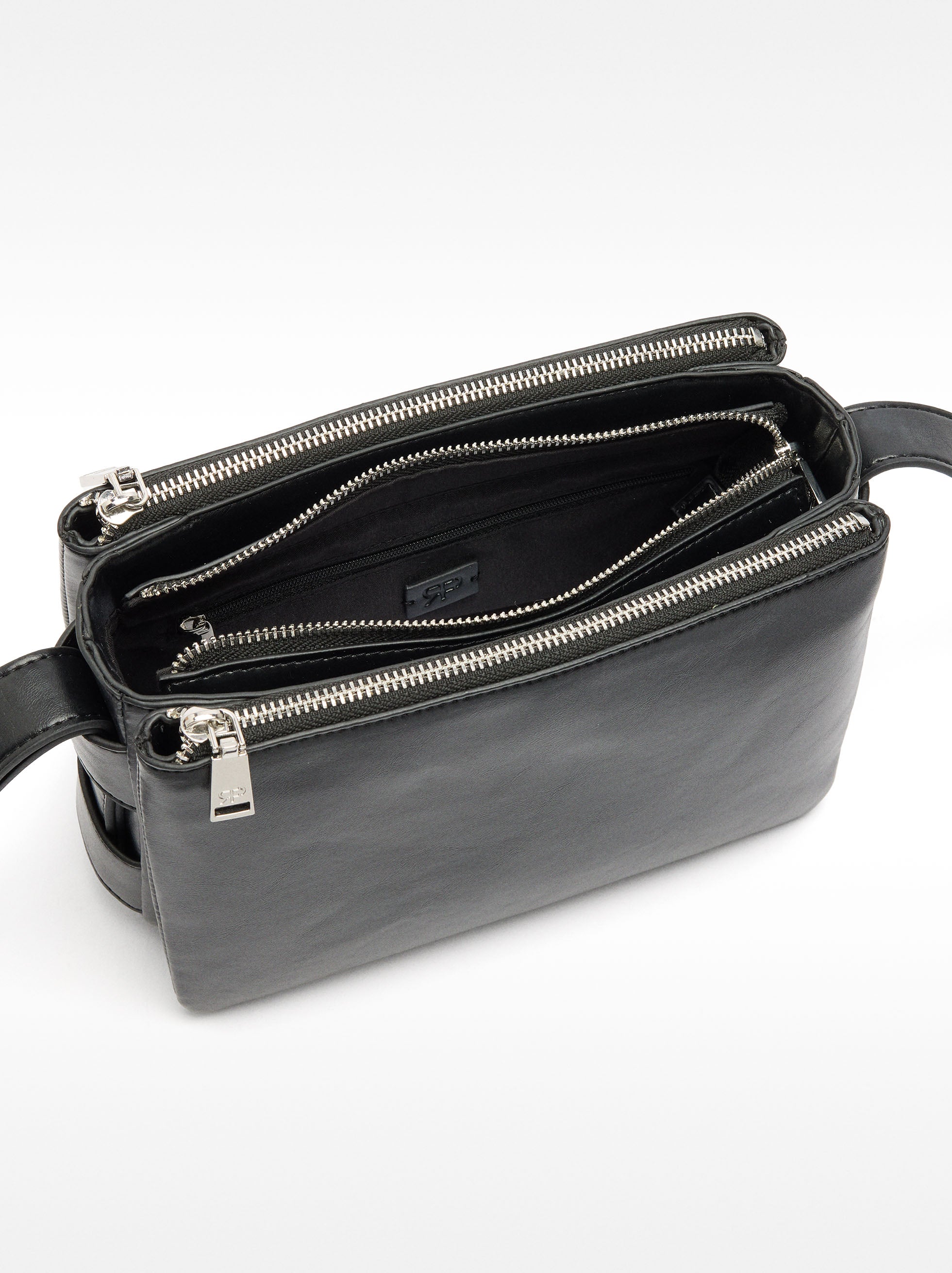 Bolso Bandolera Con Bolsillos Exteriores