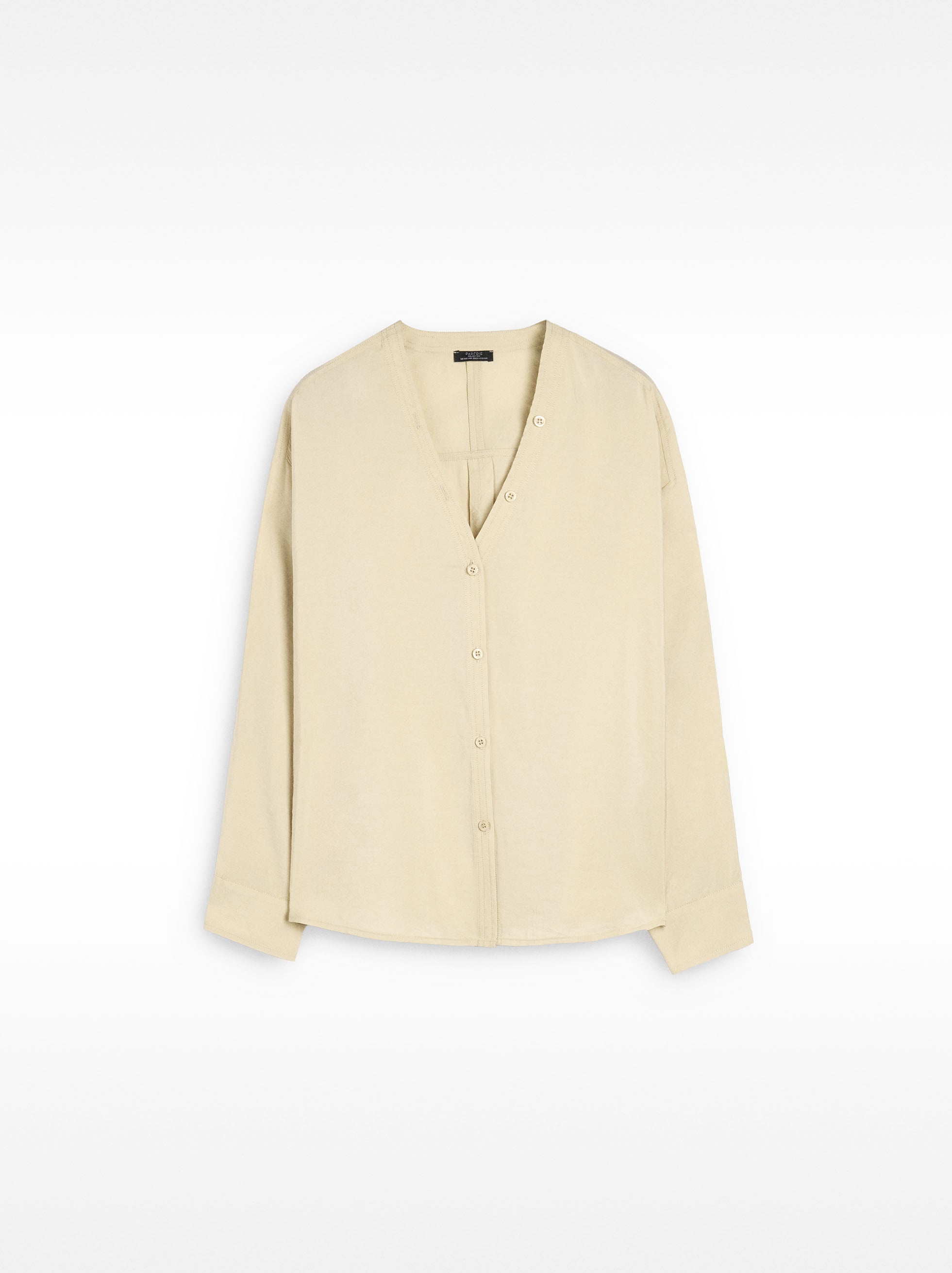 Camisa Con Escote Pico