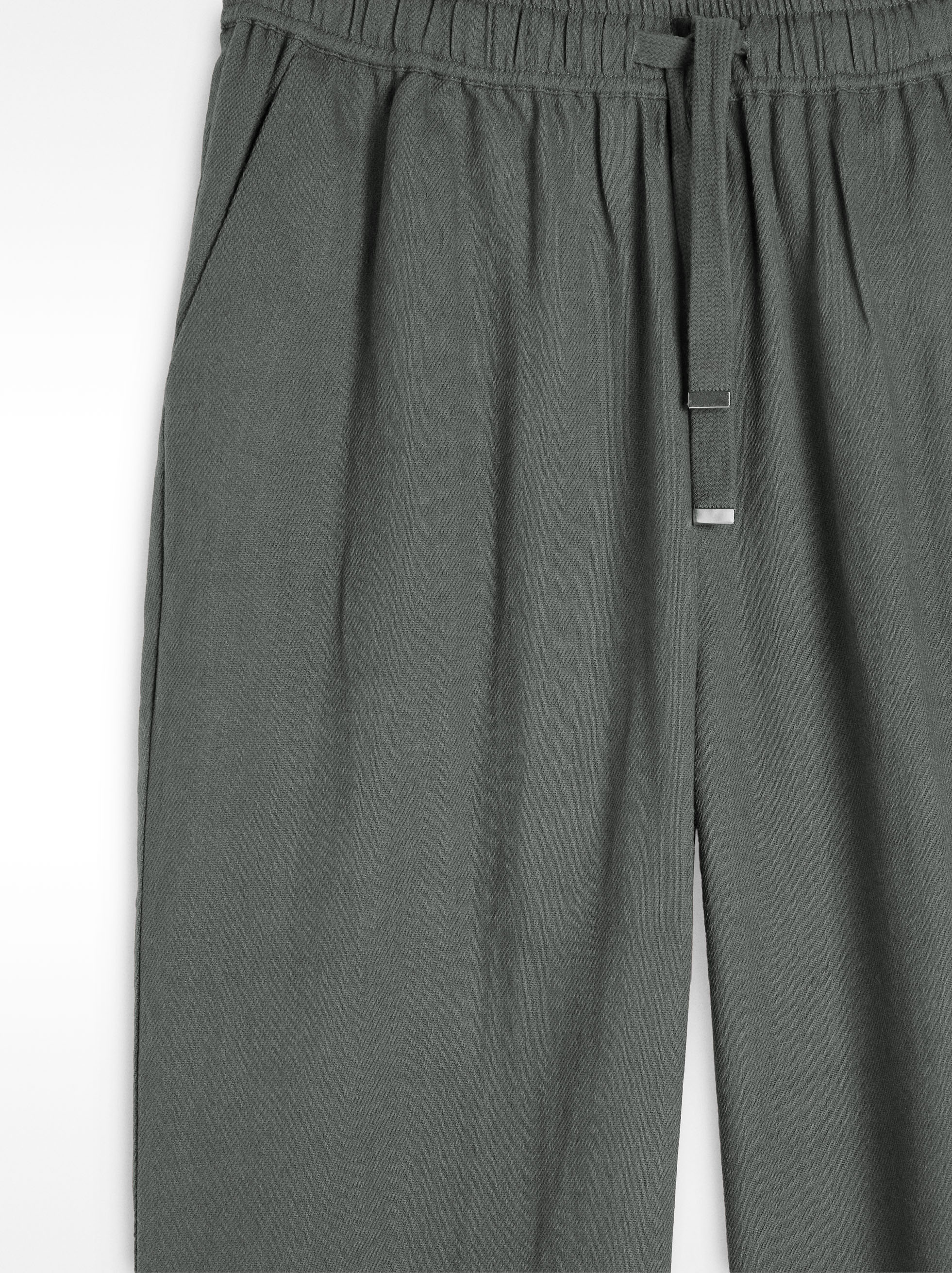 Pantalón De Algodón Con Cordón Ajustable