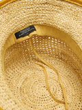 Sombrero Tipo Bucket De Rafia