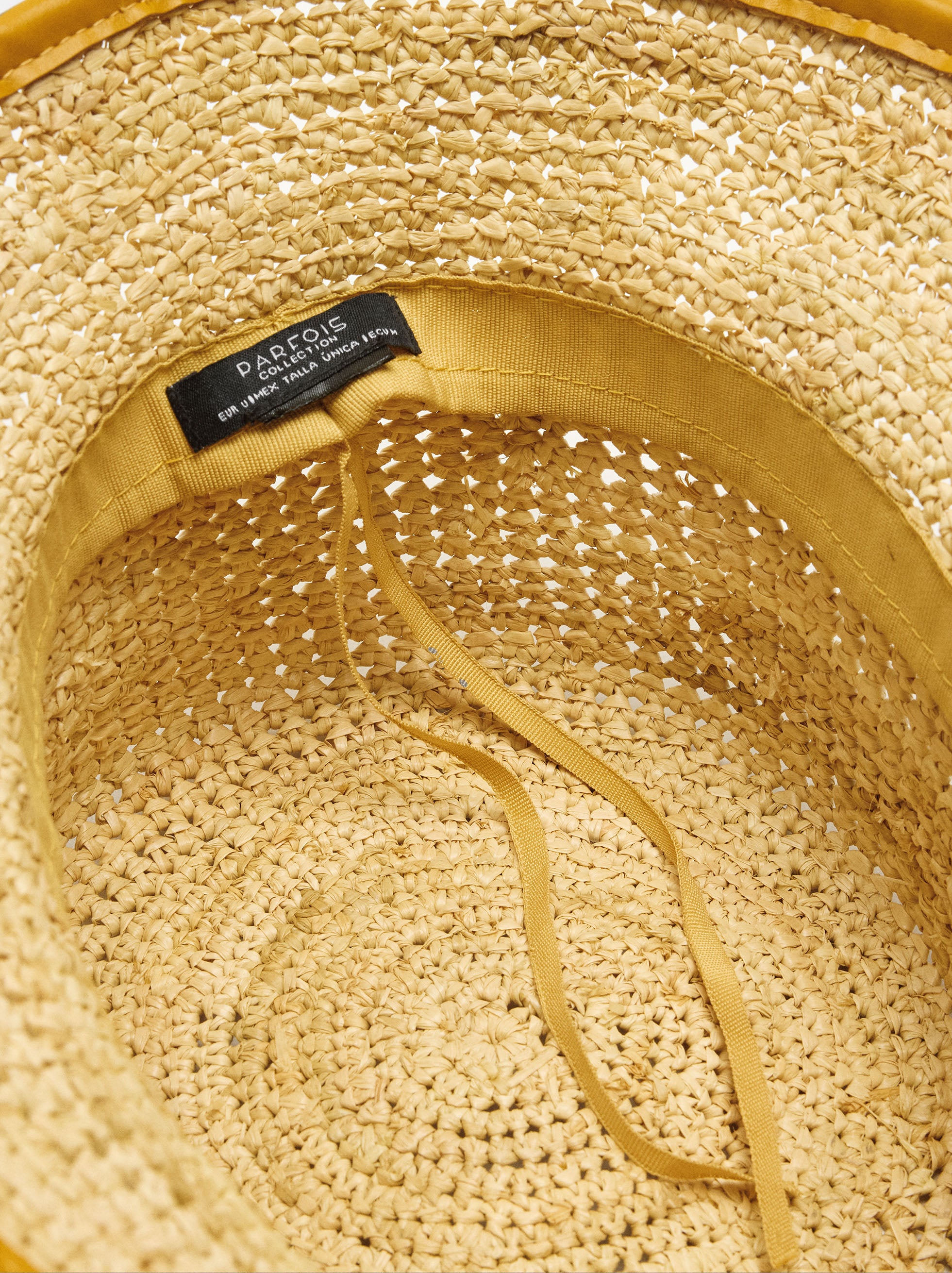 Sombrero Tipo Bucket De Rafia