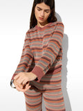 Chompa De Punto Jacquard A Rayas