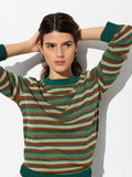 Chompa De Punto Jacquard A Rayas