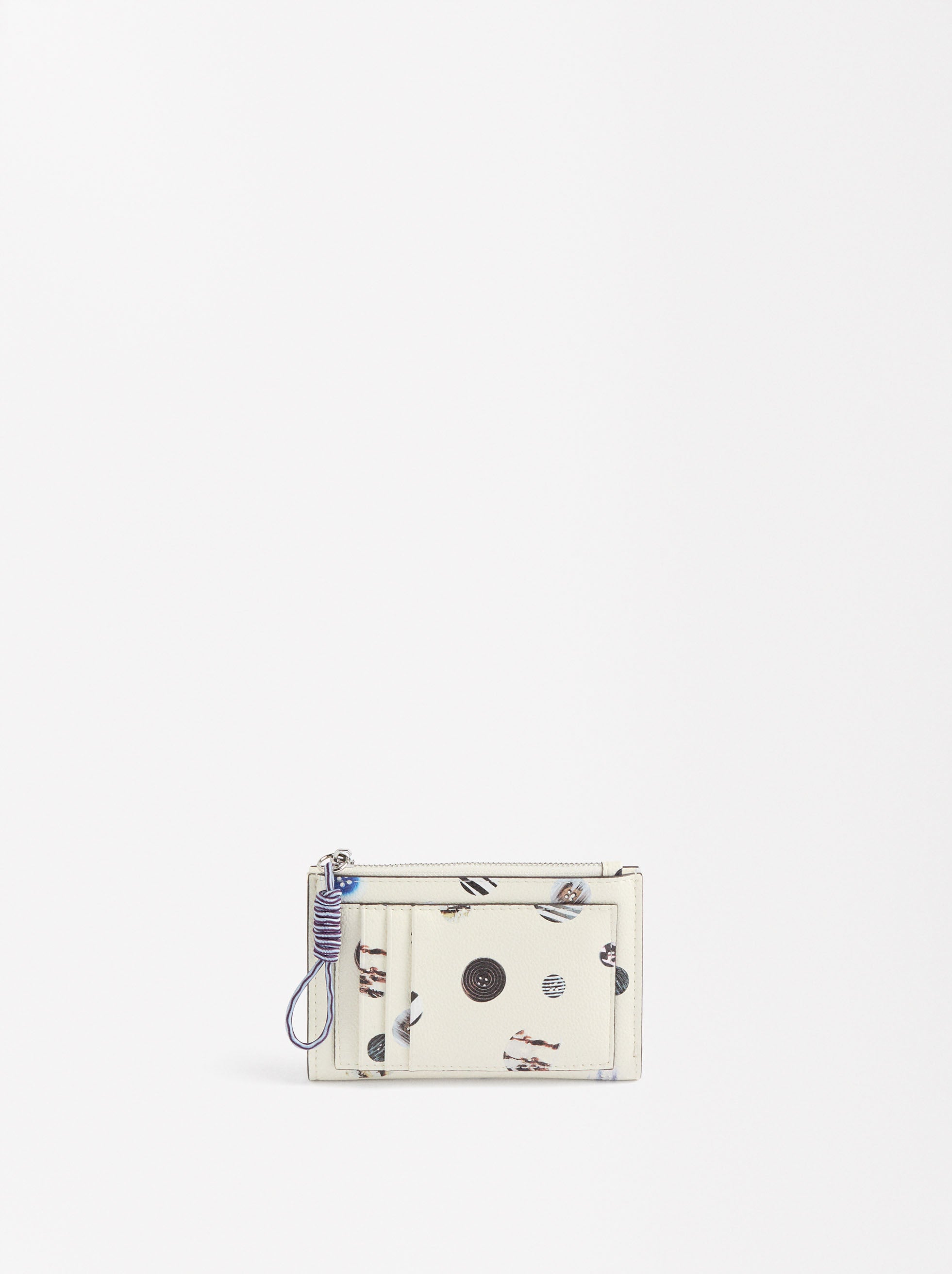 Billetera Básica Estampado Con Textura