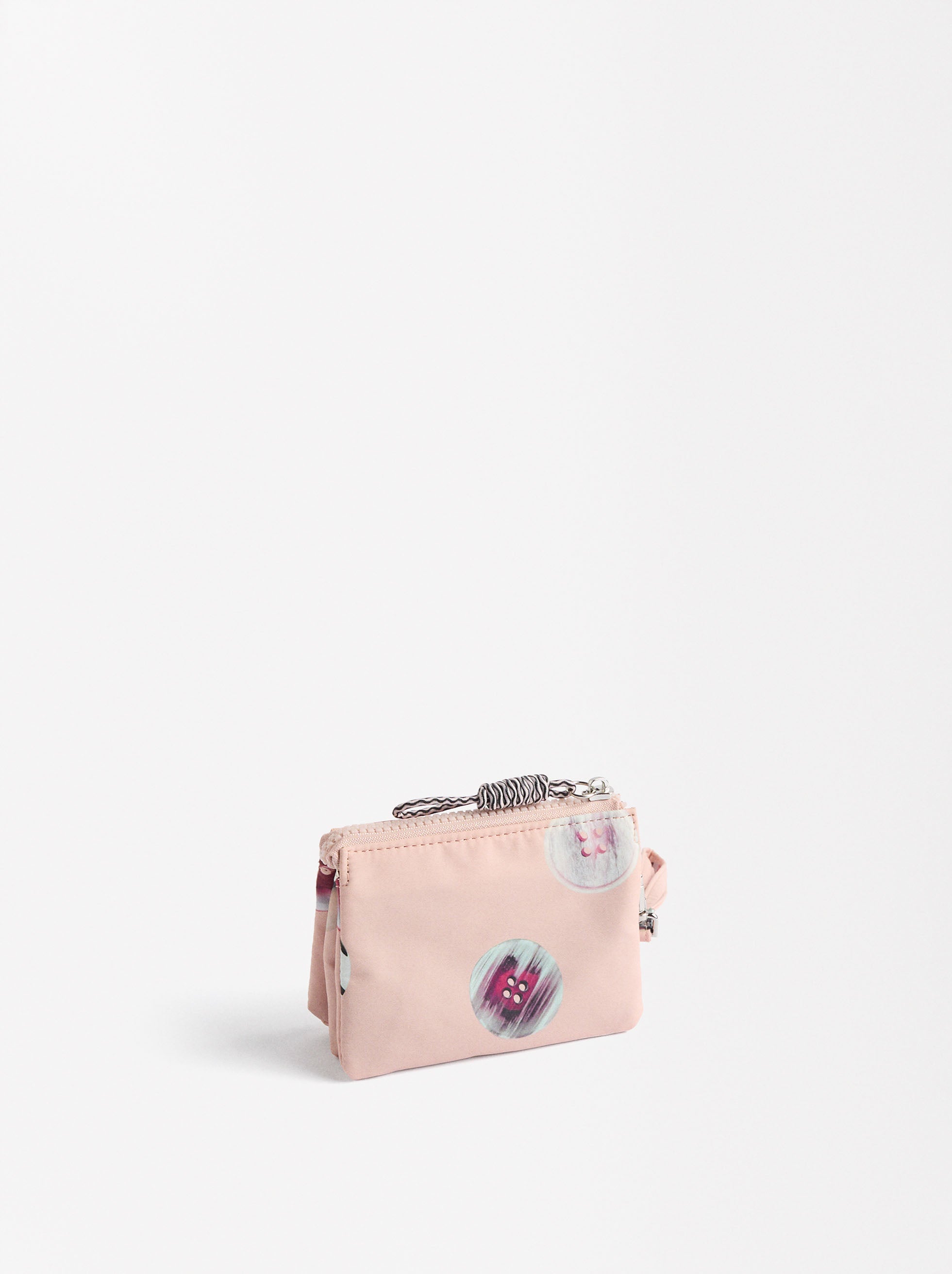 Bolsa Para Monedas De Nylon Estampada