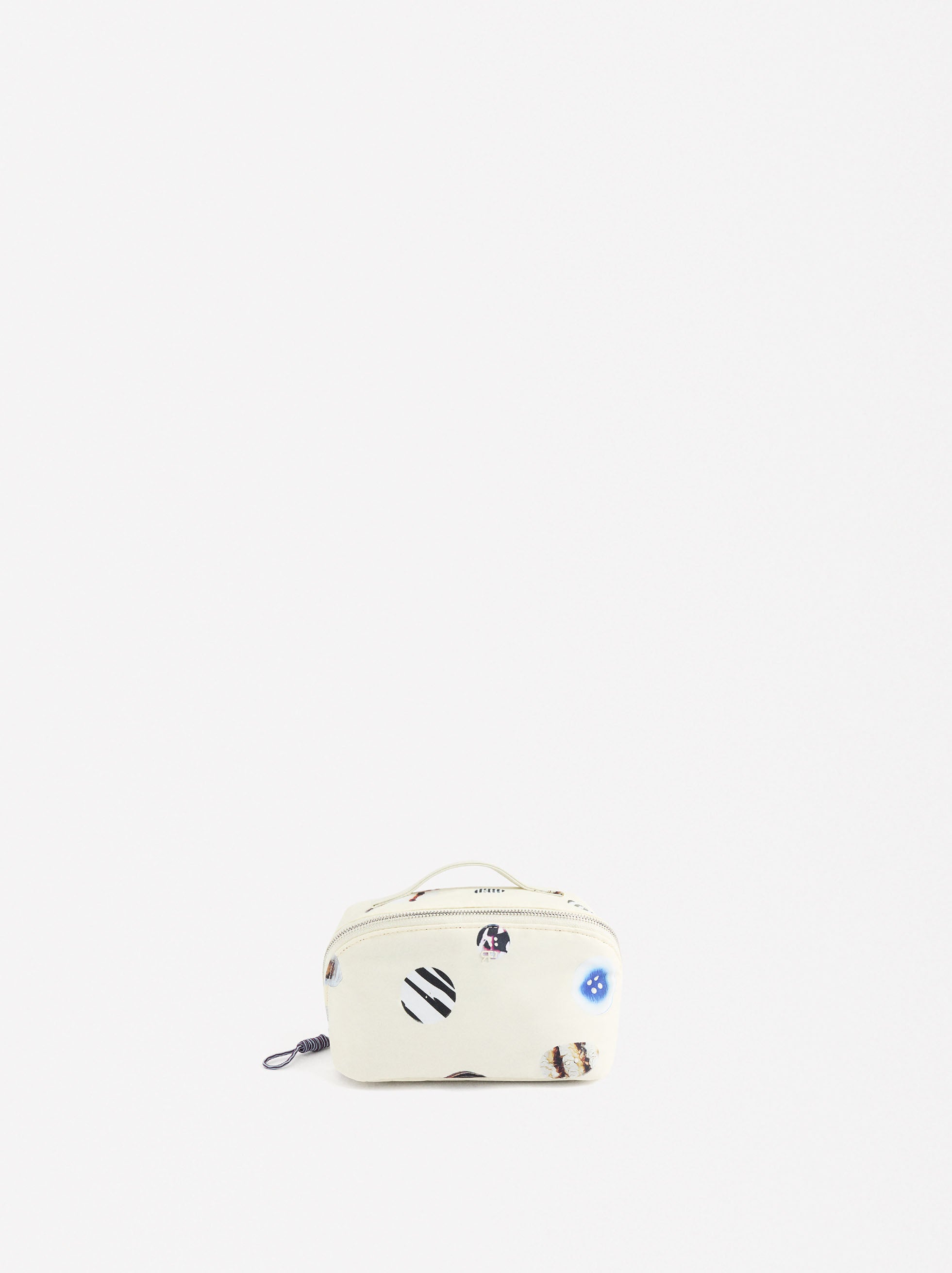 Cartera De Cosméticos De Nylon Estampada