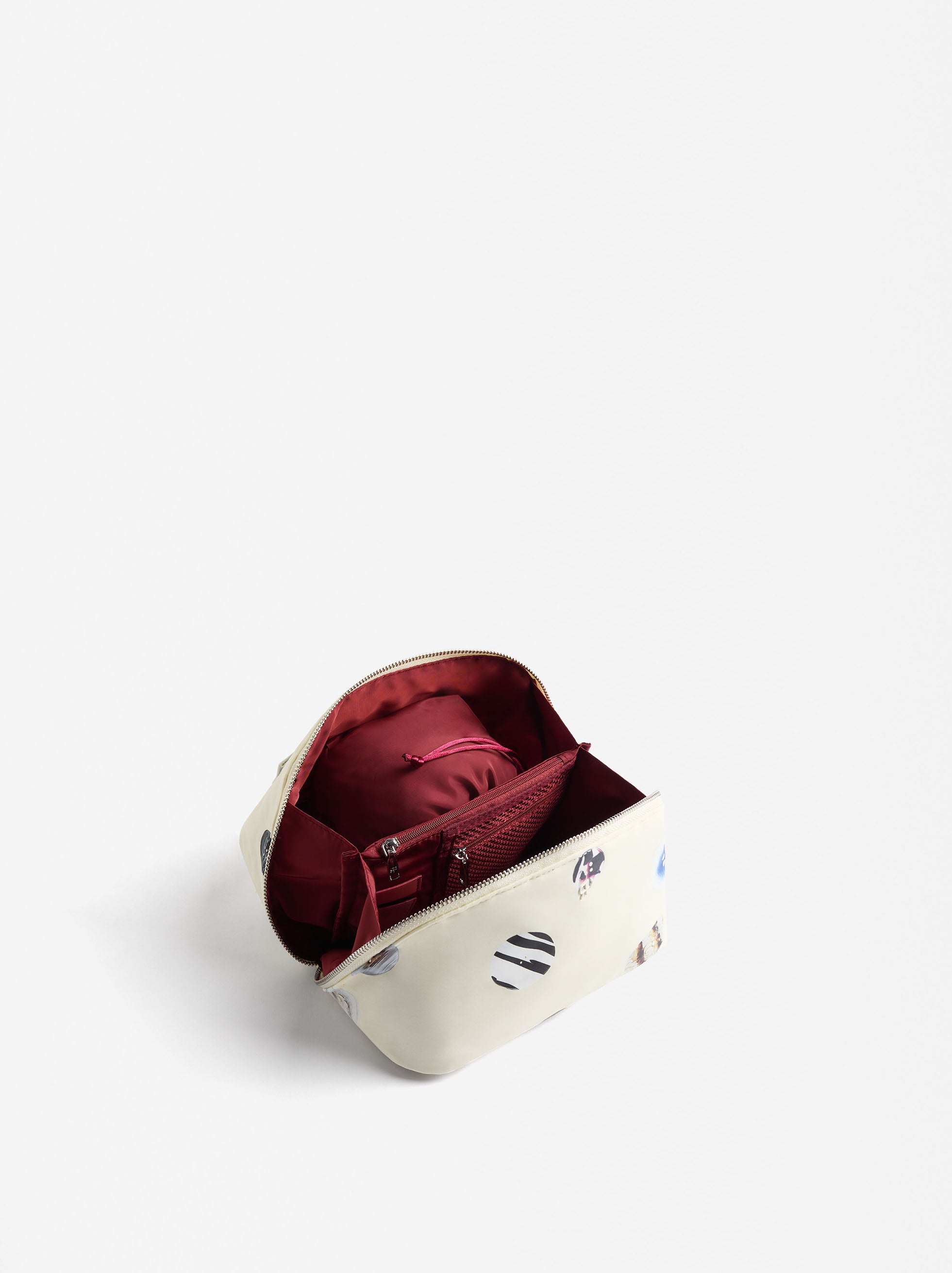 Cartera De Cosméticos De Nylon Estampada