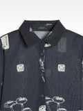 Camisa Estampada De Manga Larga