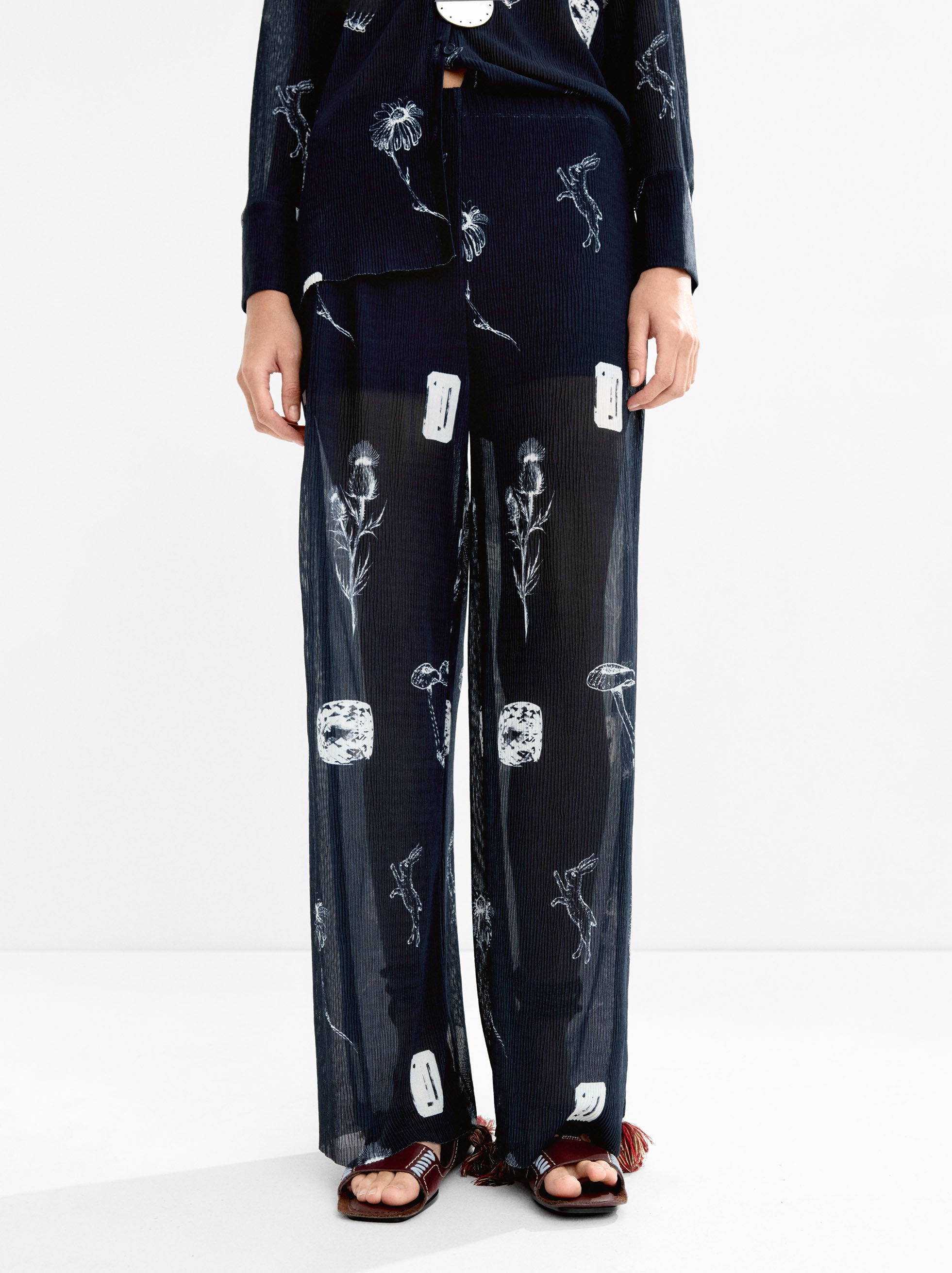 Pantalón Fluido Estampado
