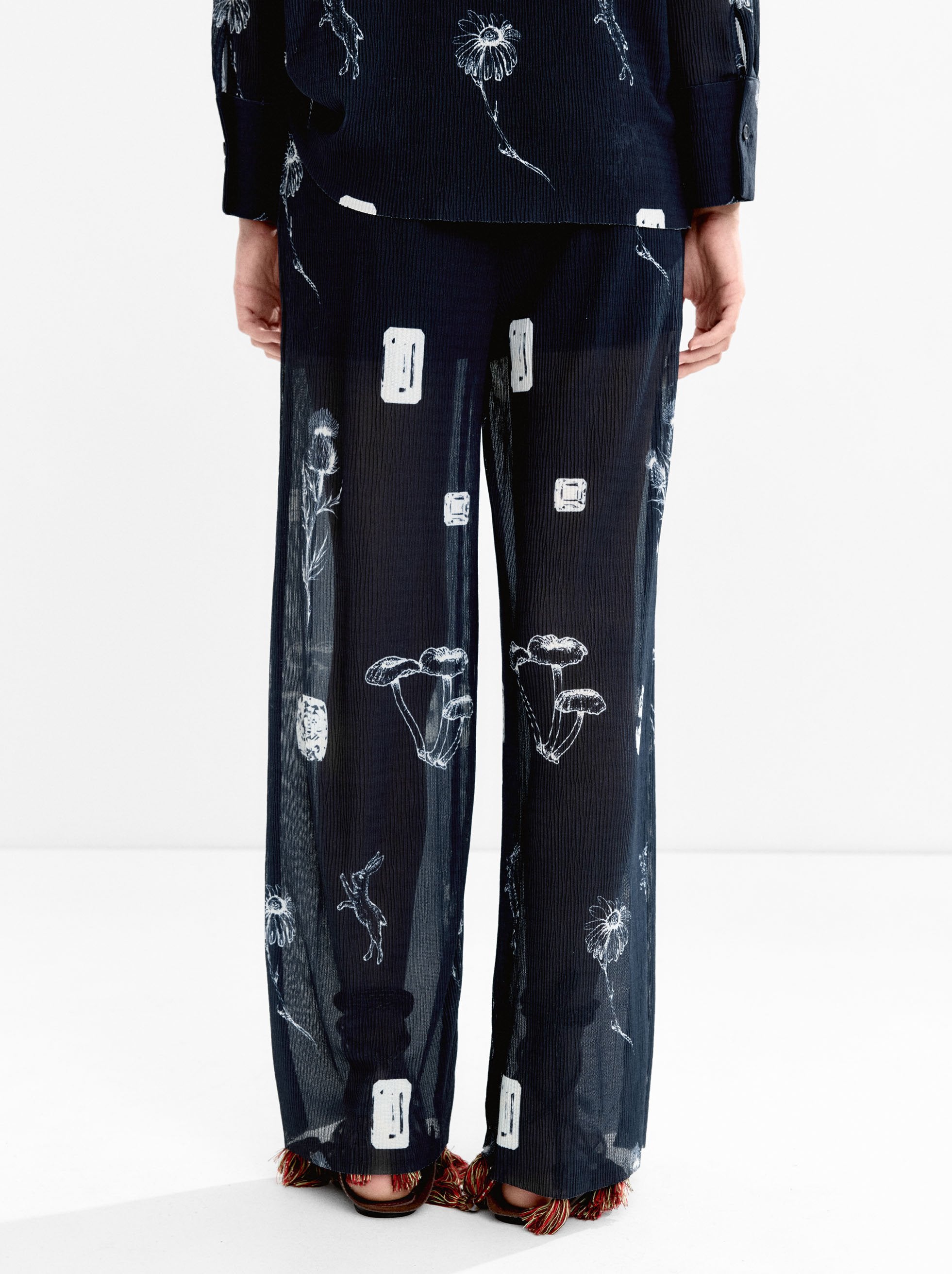 Pantalón Fluido Estampado