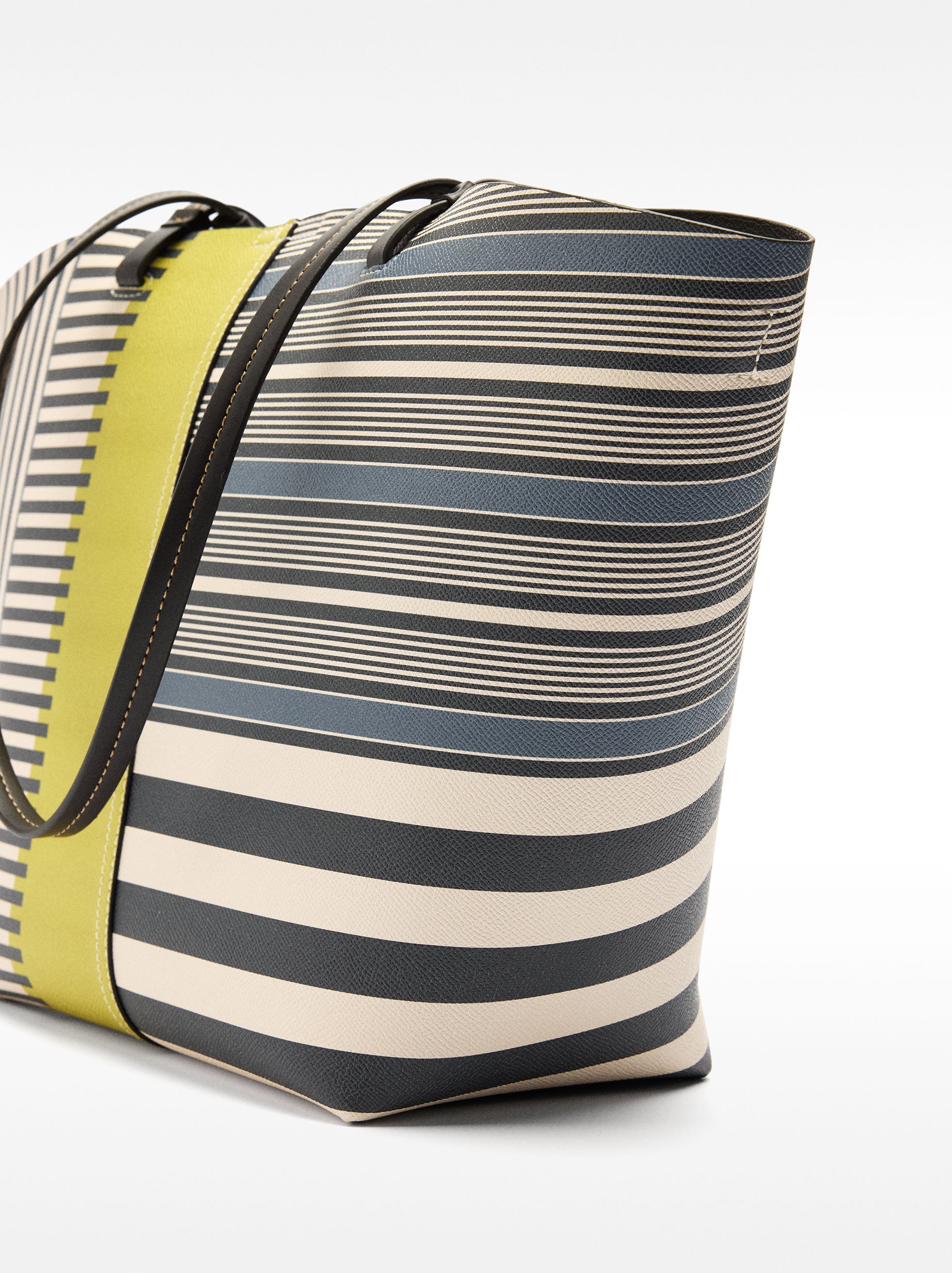 Cartera Shopper A Rayas