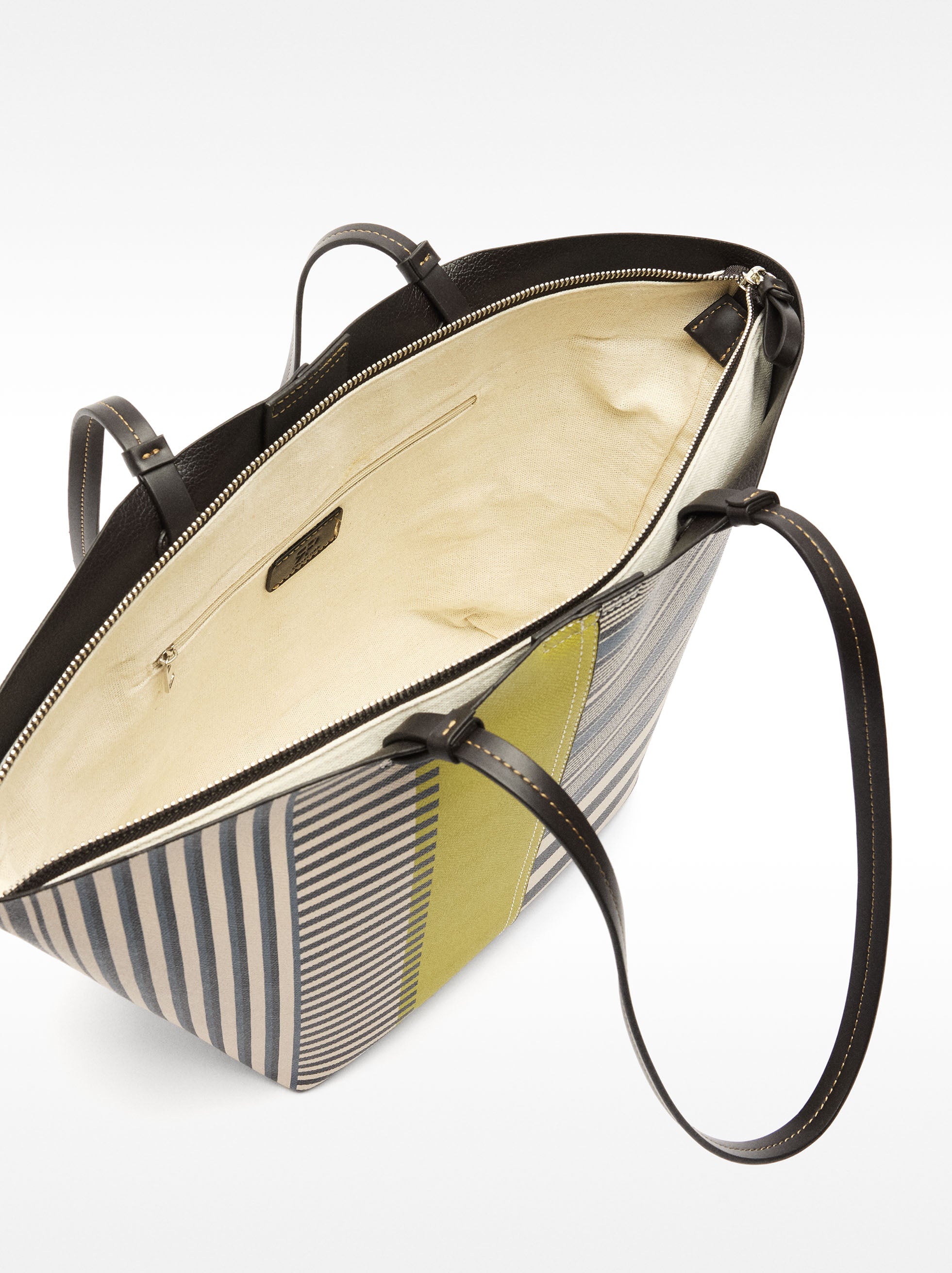 Cartera Shopper A Rayas