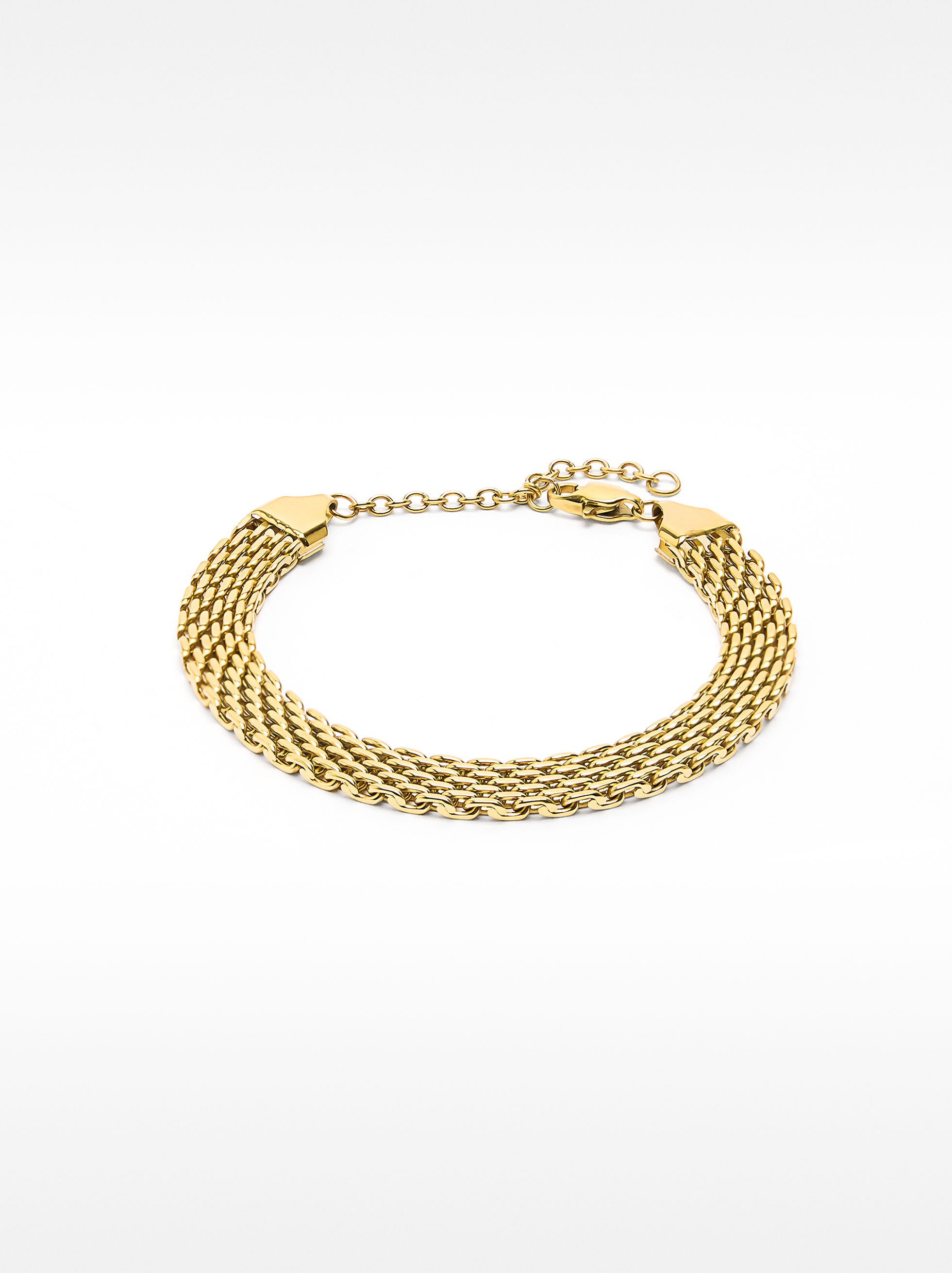 Pulsera De Malla Metálica - Acero Inoxidable