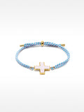 Pulsera Ajustable Cruz - Acero Inoxidable