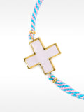 Pulsera Ajustable Cruz - Acero Inoxidable