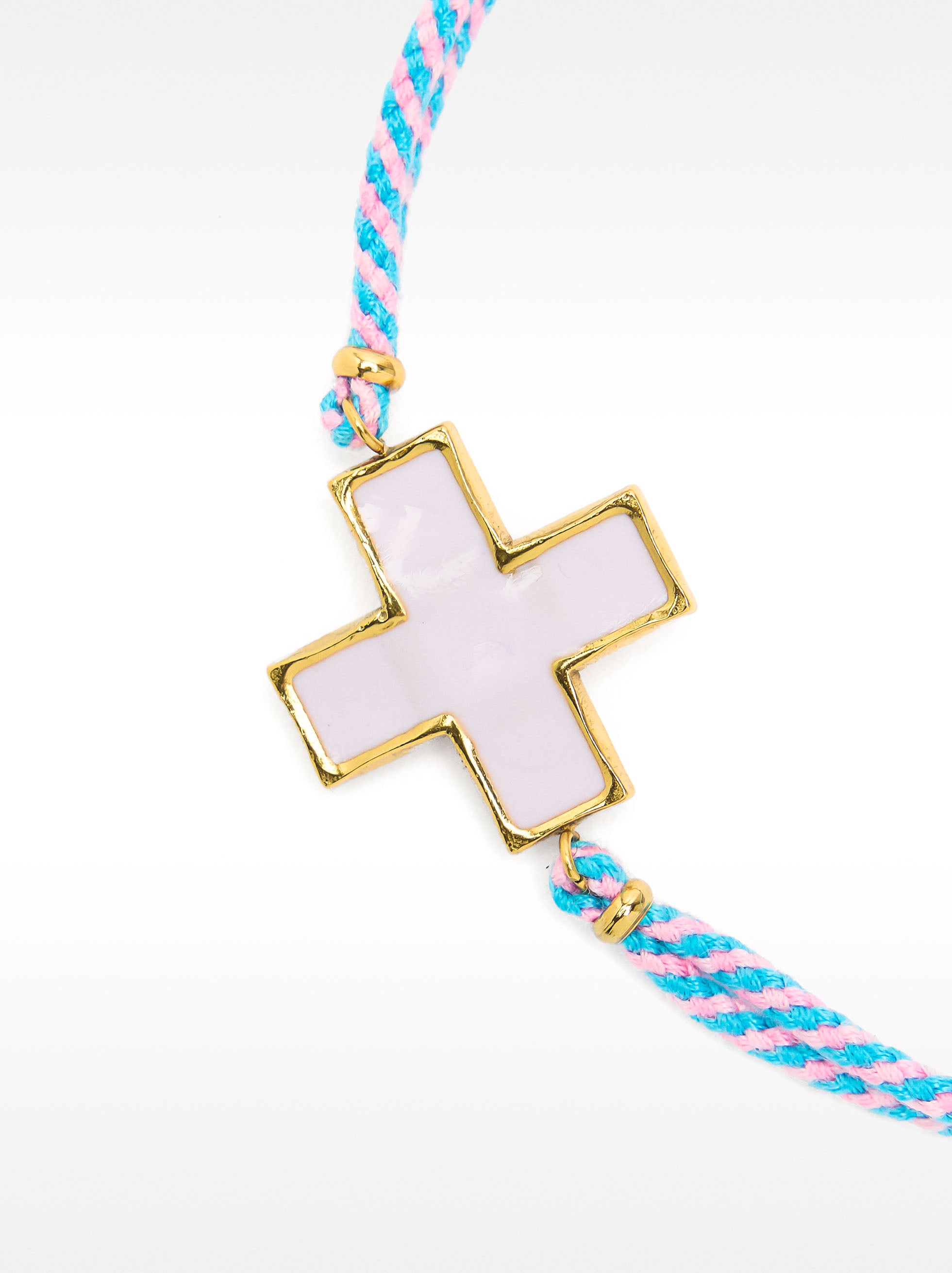 Pulsera Ajustable Cruz - Acero Inoxidable